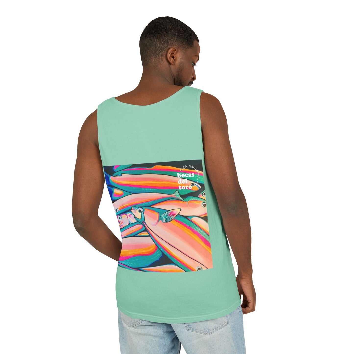 Unisex Neon Fish Tank Top - Perfect for Summer Vibes