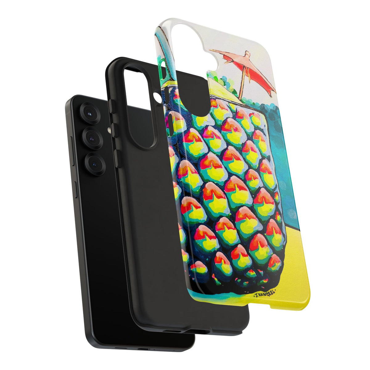 Neon Piña Colada Tough Phone Case
