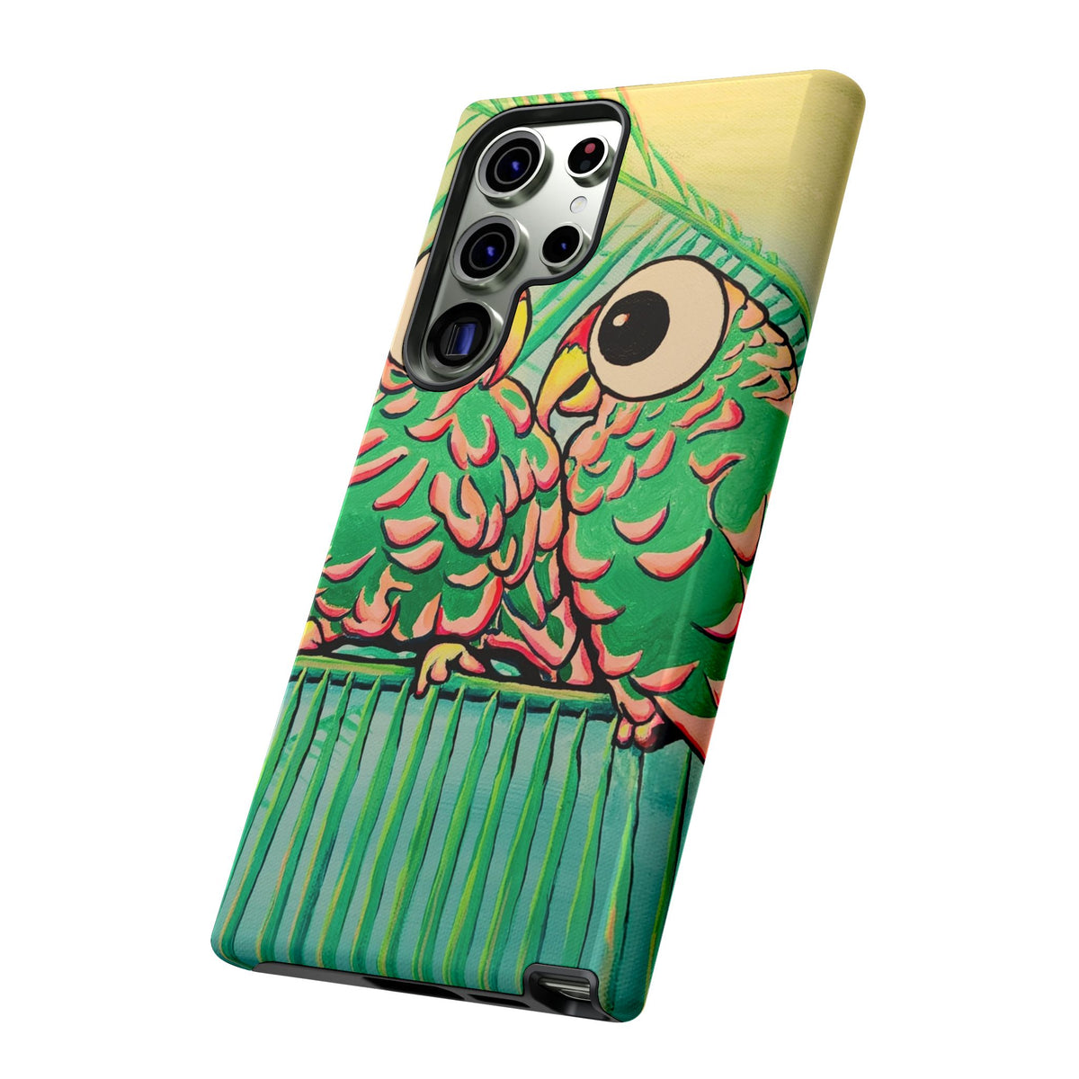 Chatty Cyclops Parrots Tough Phone Case