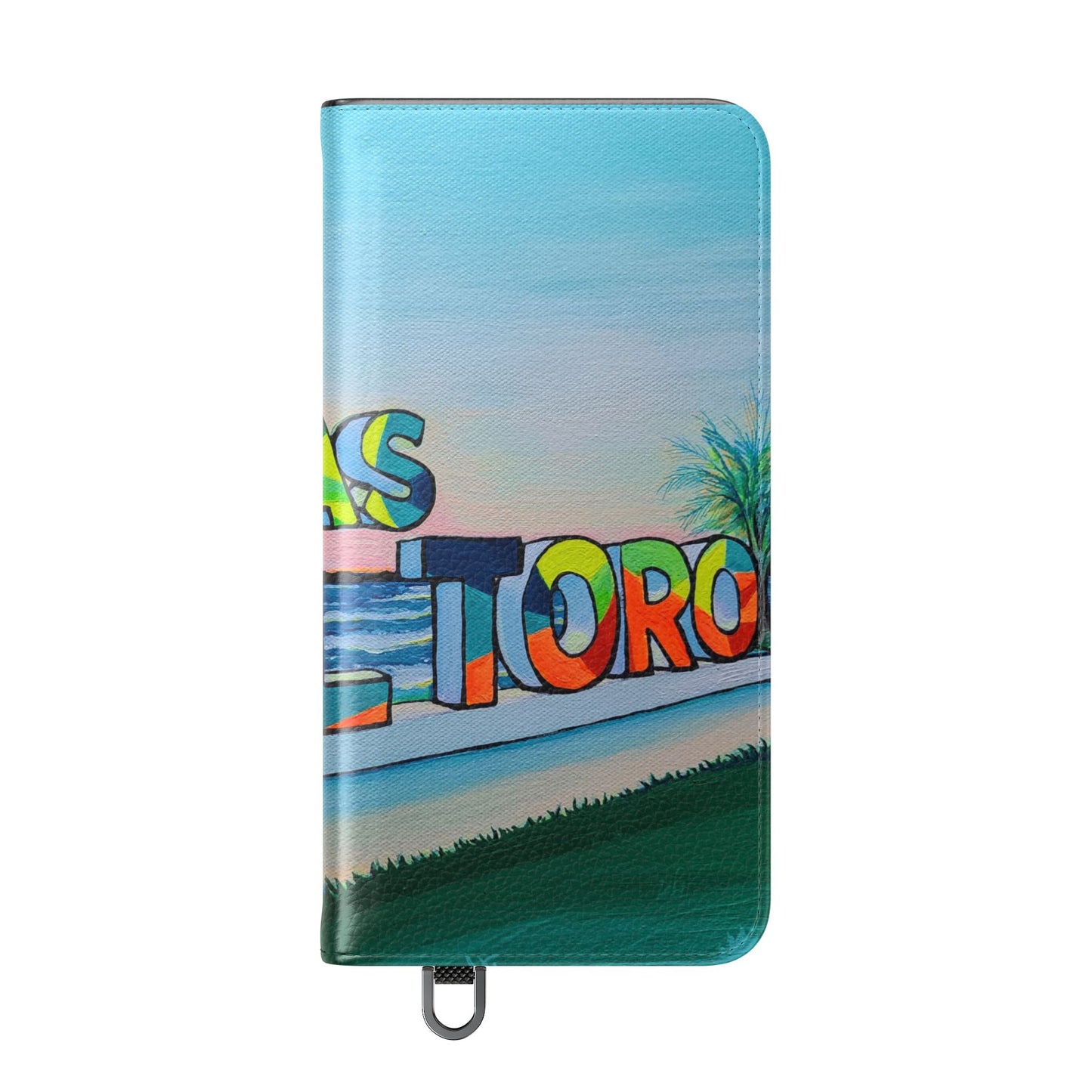 Bocas Del Toro Sign Flip Phone Case – Wallet Cover with Card Slots