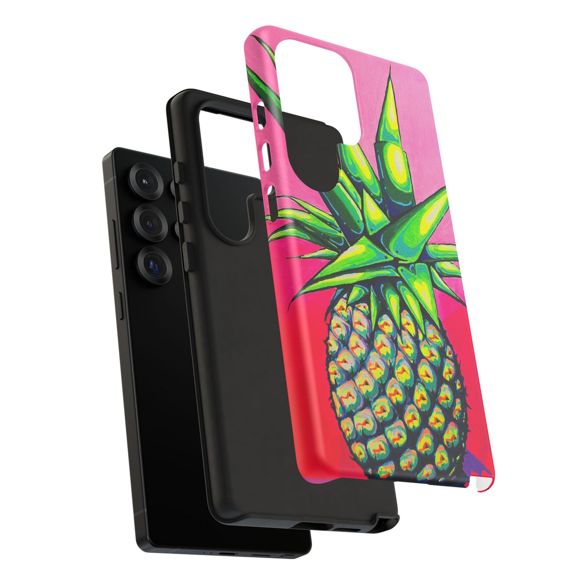 Neon Pineapple Tough Phone Case