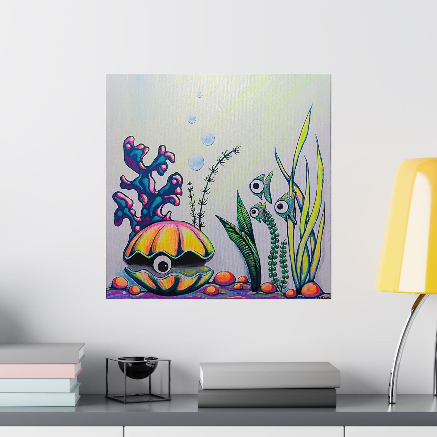 Cyclops Clam Giclée Art Poster