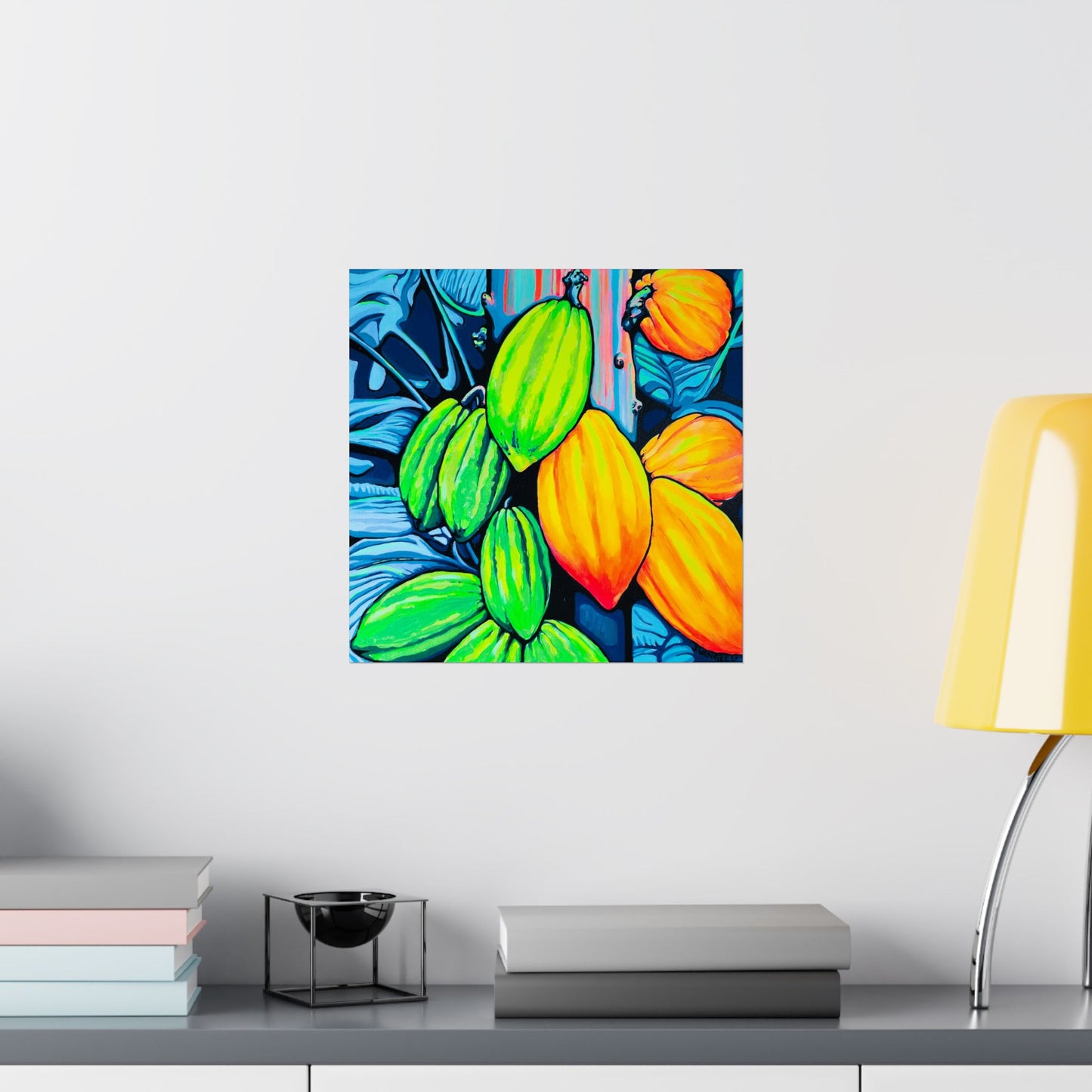 Neon Cacao Giclée Art Poster