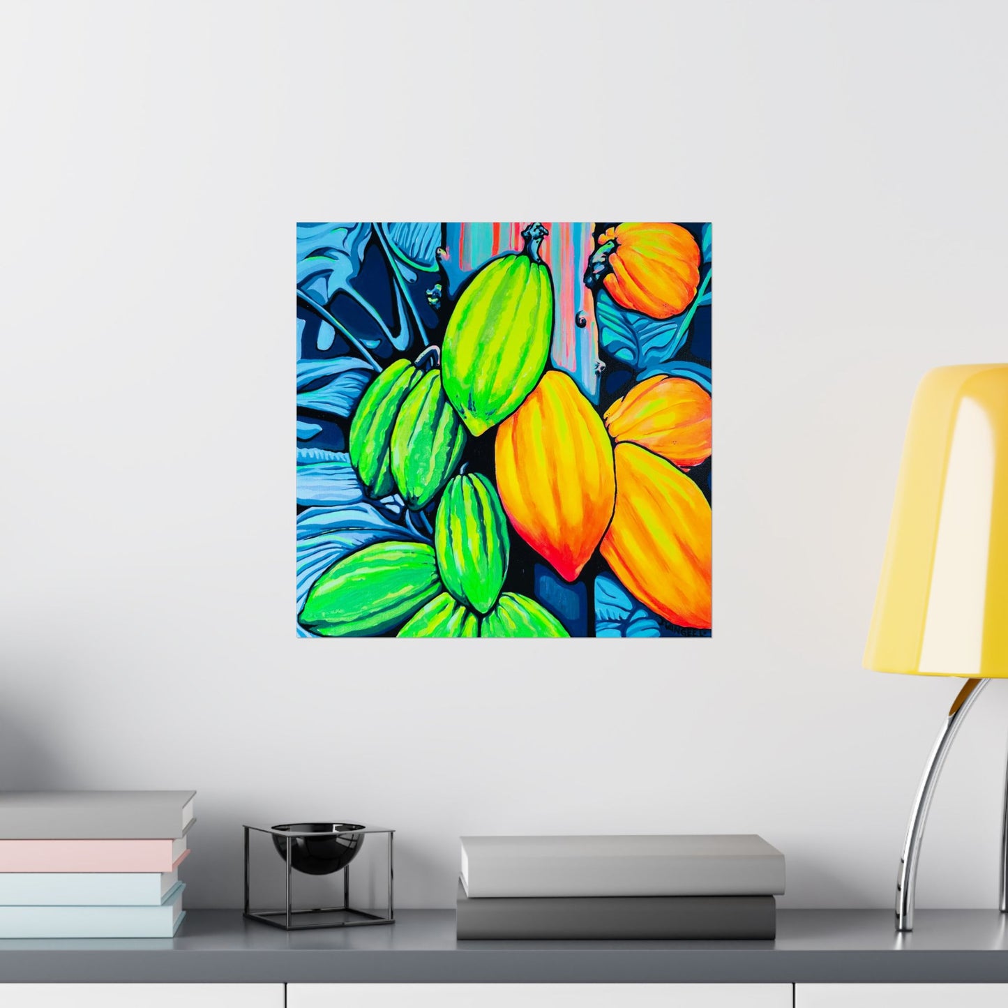 Neon Cacao Giclée Art Poster