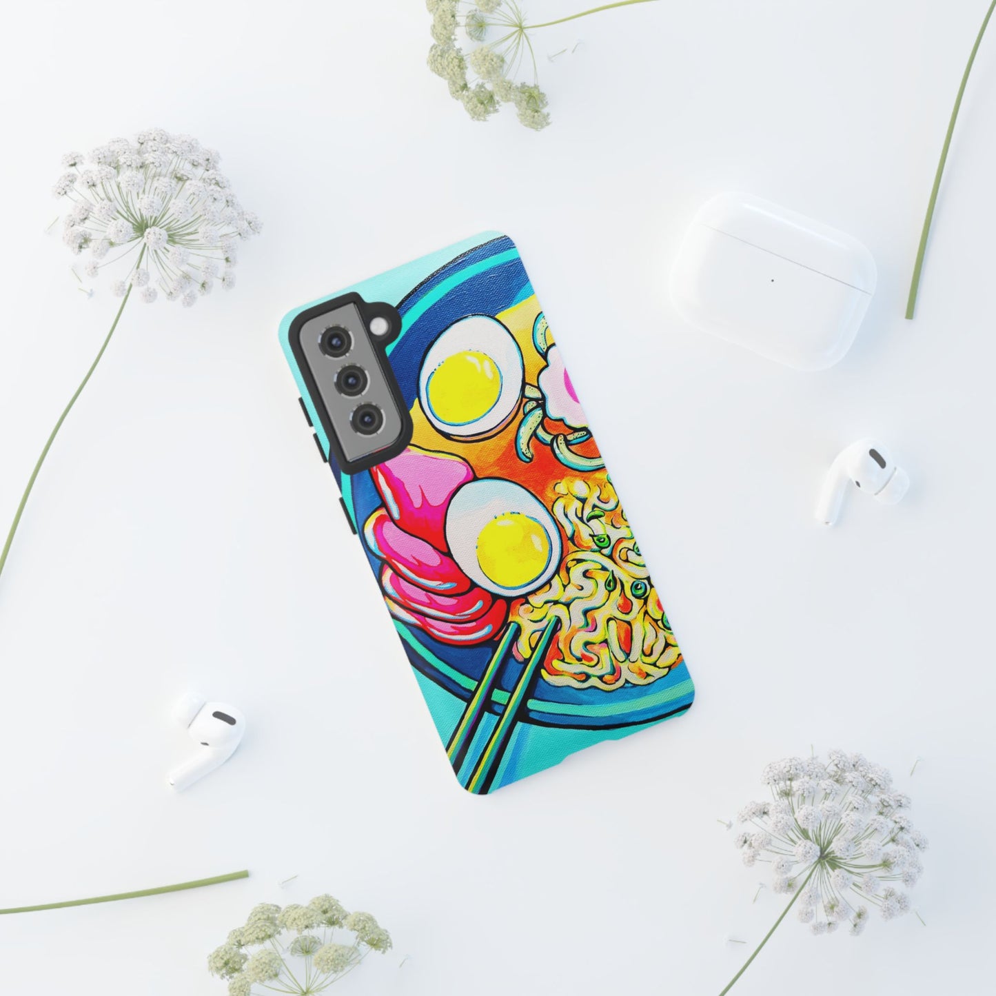 Neon Ramen Tough Phone Case