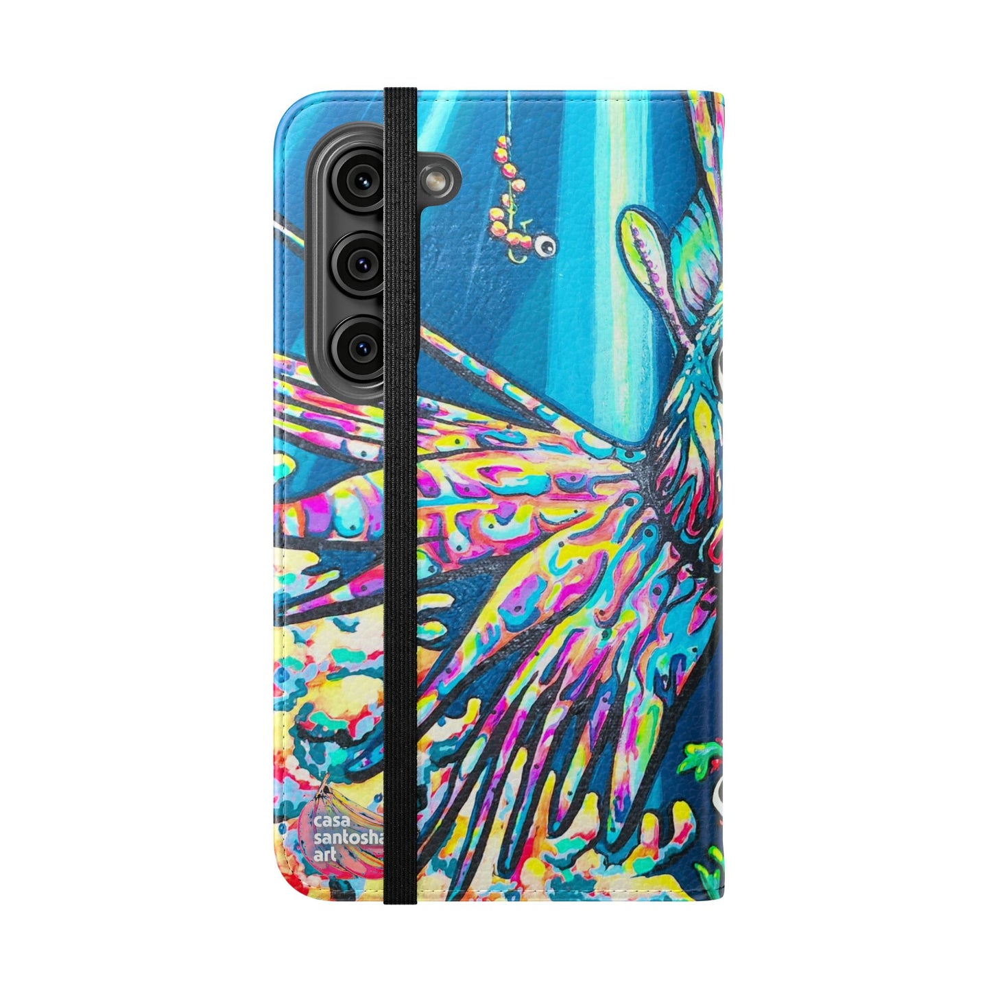 Cyclops Lionfish Flip Phone Case – Wallet Cover with Card Slots