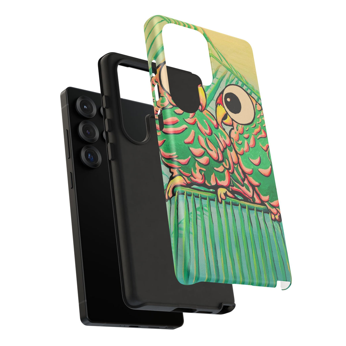 Chatty Cyclops Parrots Tough Phone Case