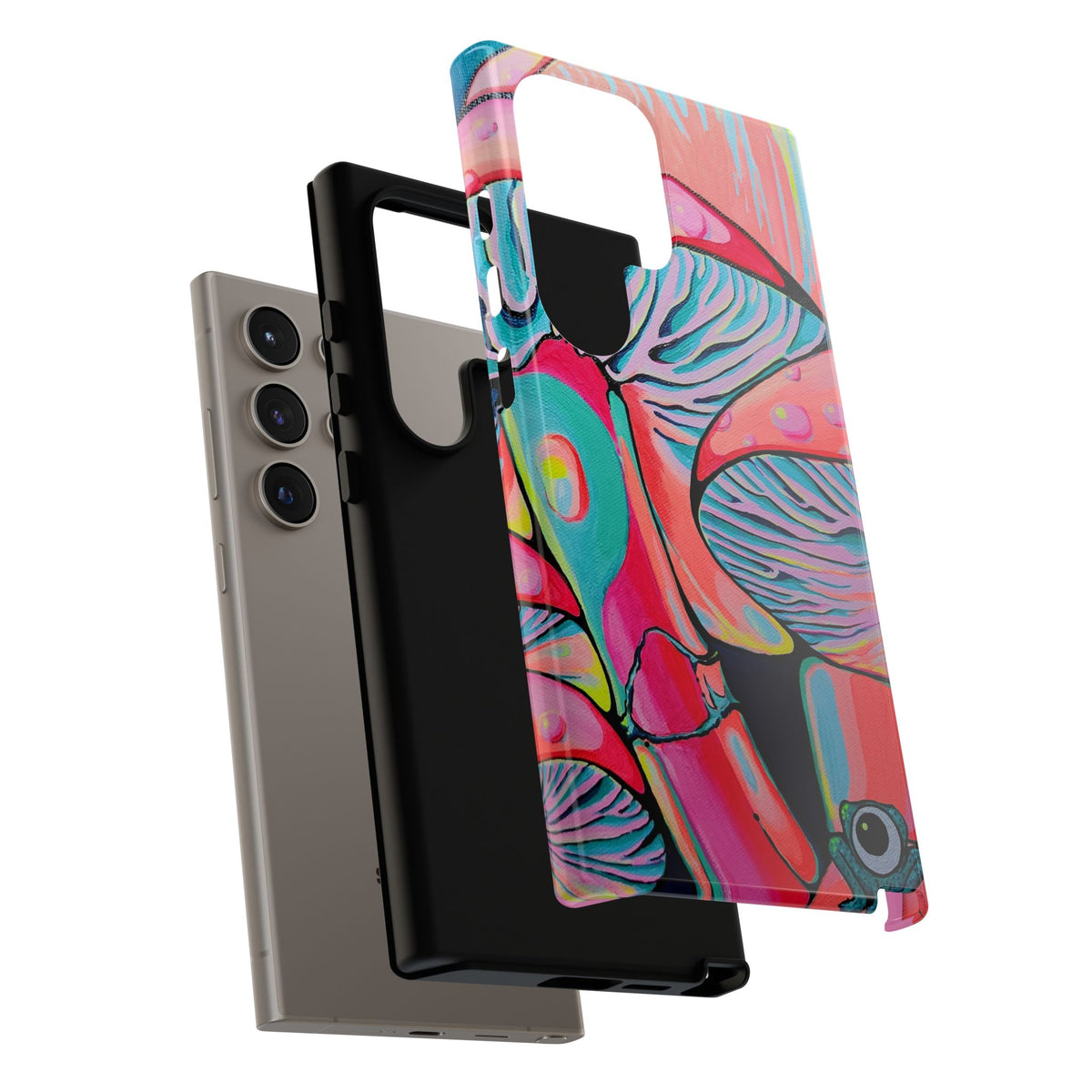 Coque de téléphone résistante Trippy Mushrooms