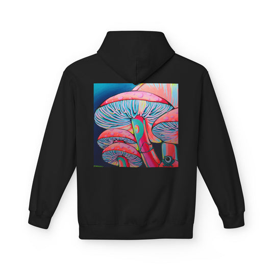 Unisex Trippy Mushrooms Soft Hoodie