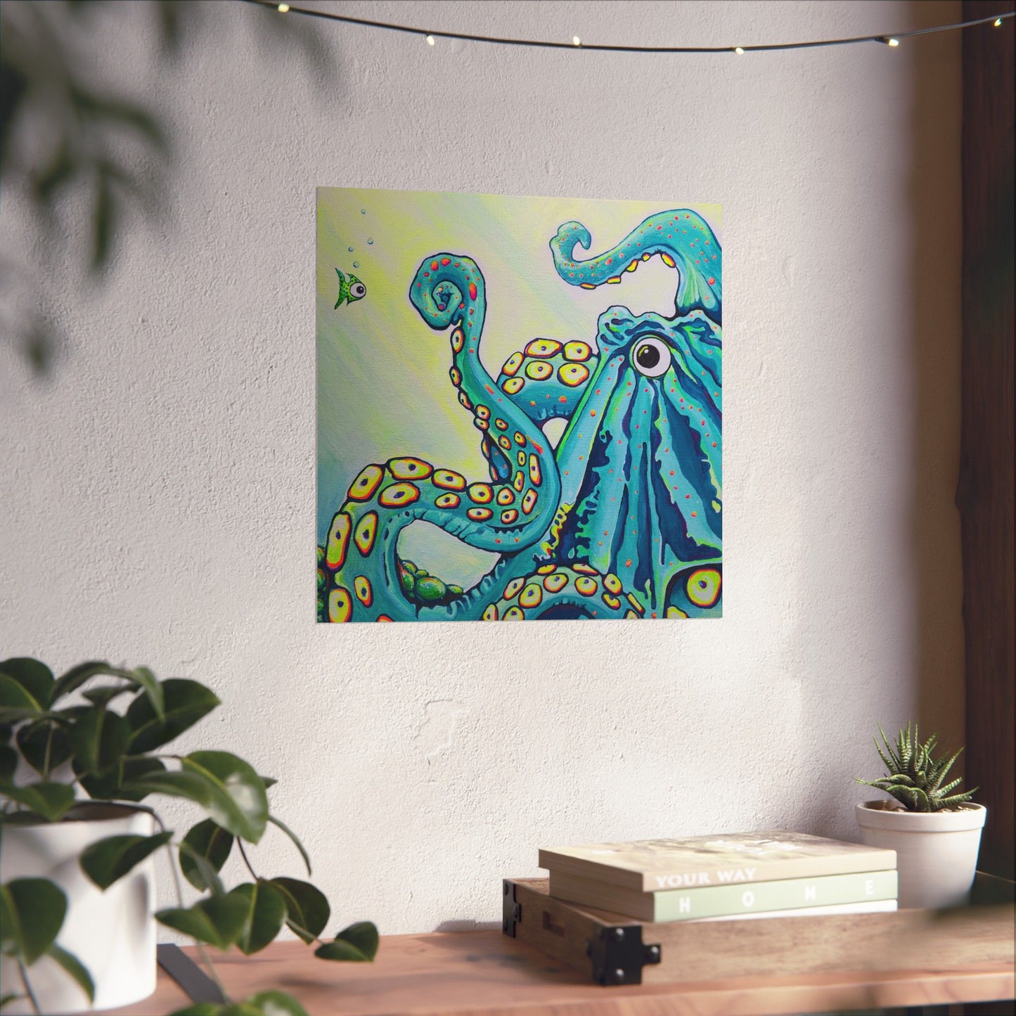 Cyclops Octopus Giclée Art Poster