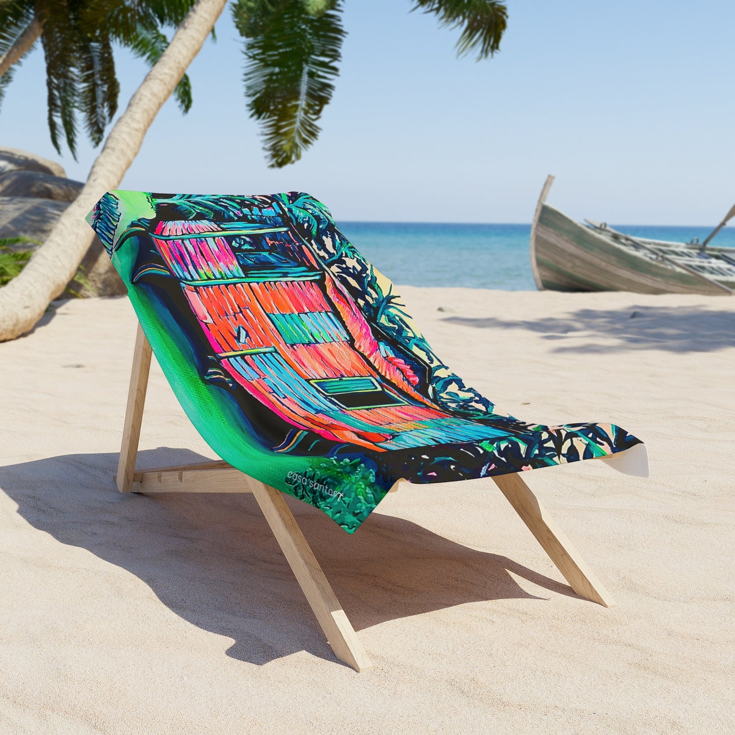 Luis Russell House Bocas Beach Towel for Summer Fun and Vacation Essentials