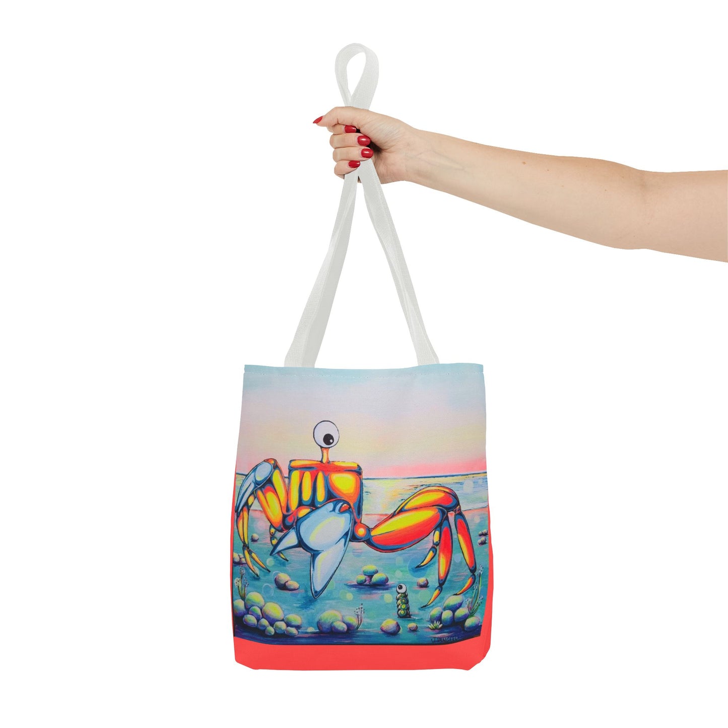 Premium Cyclops Crab Tote Bag, Original Artist Design, Reusable Shopping Tote,  Eco-Friendly