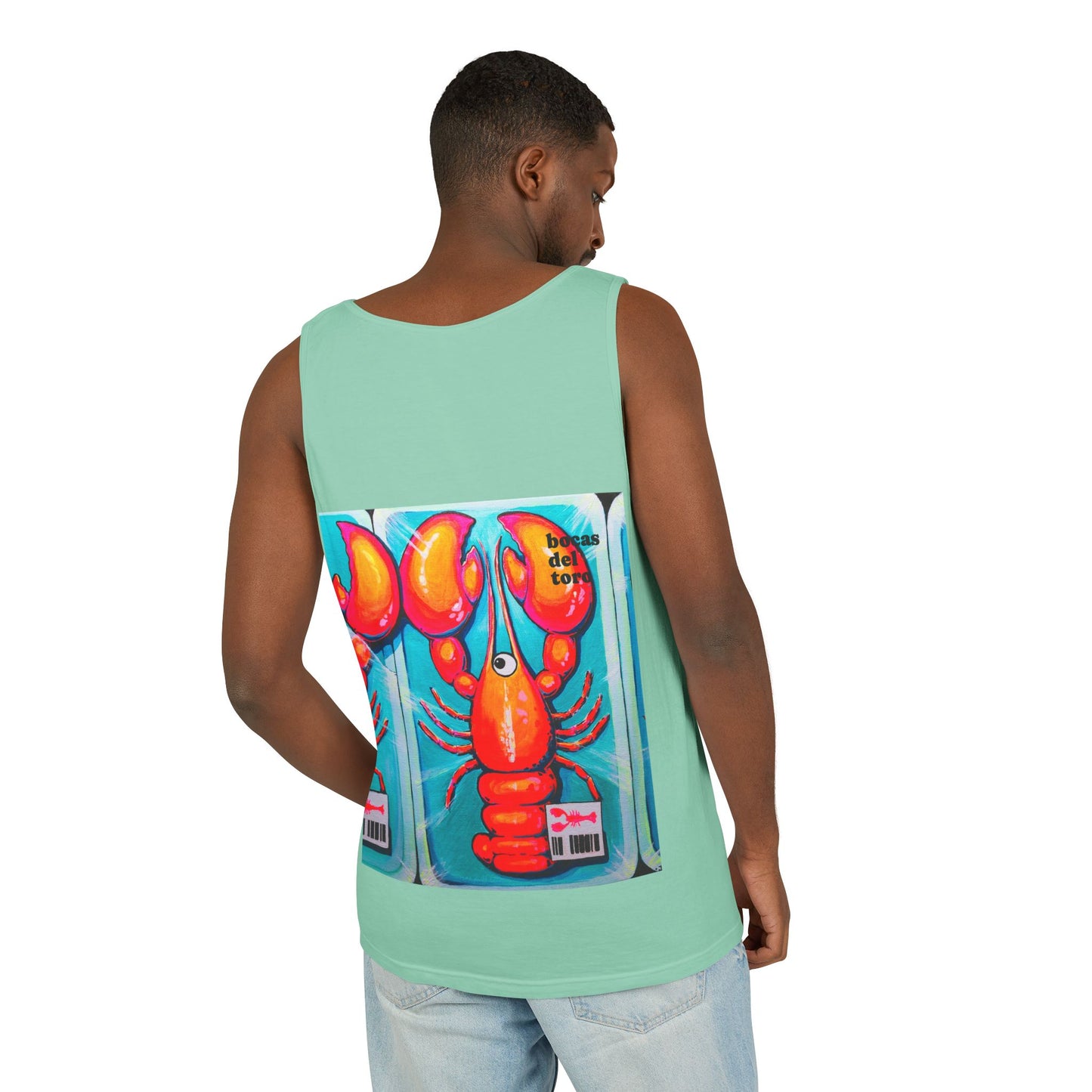 Unisex Fresh Neon Lobster Tank Top - Perfect for Summer Vibes