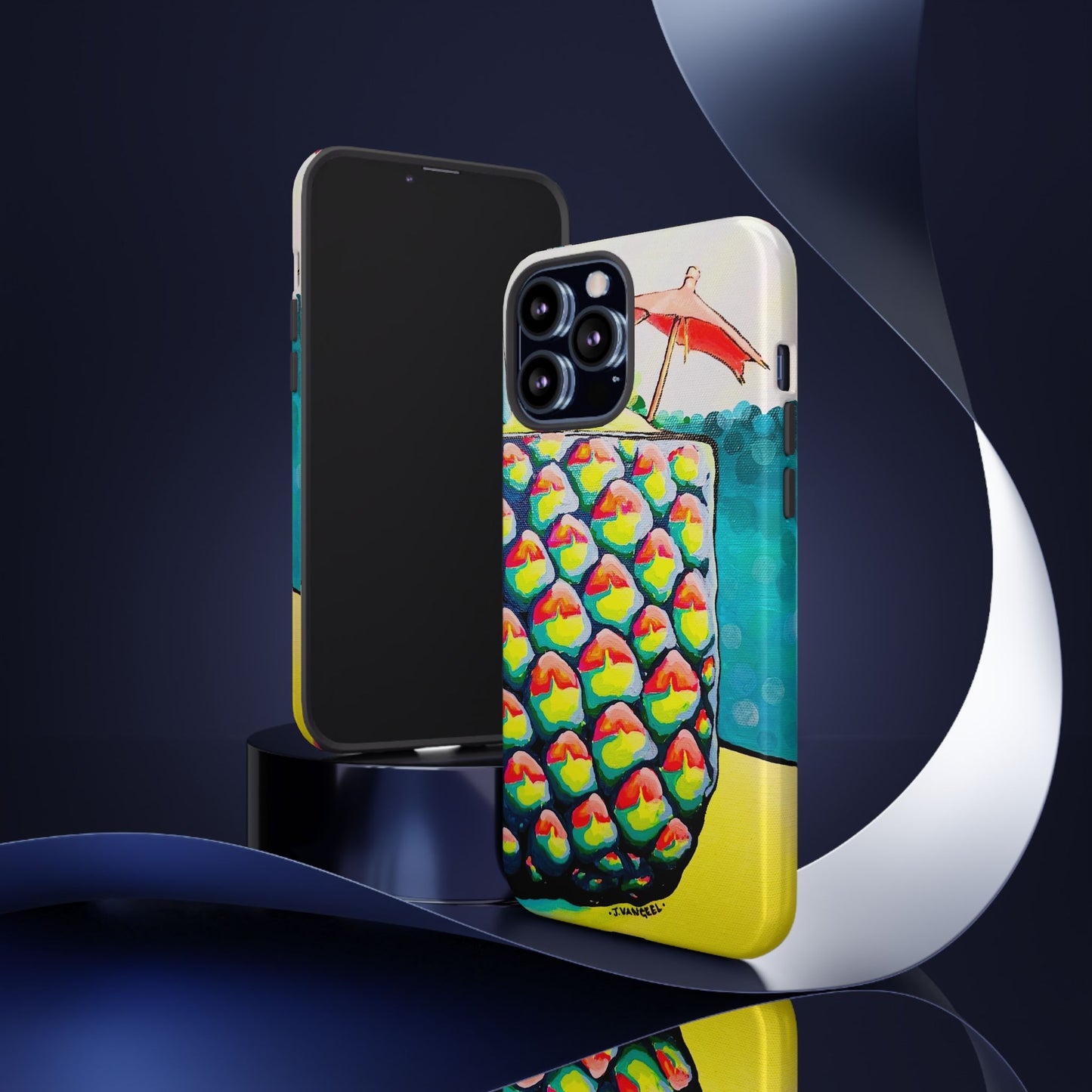 Neon Piña Colada Tough Phone Case