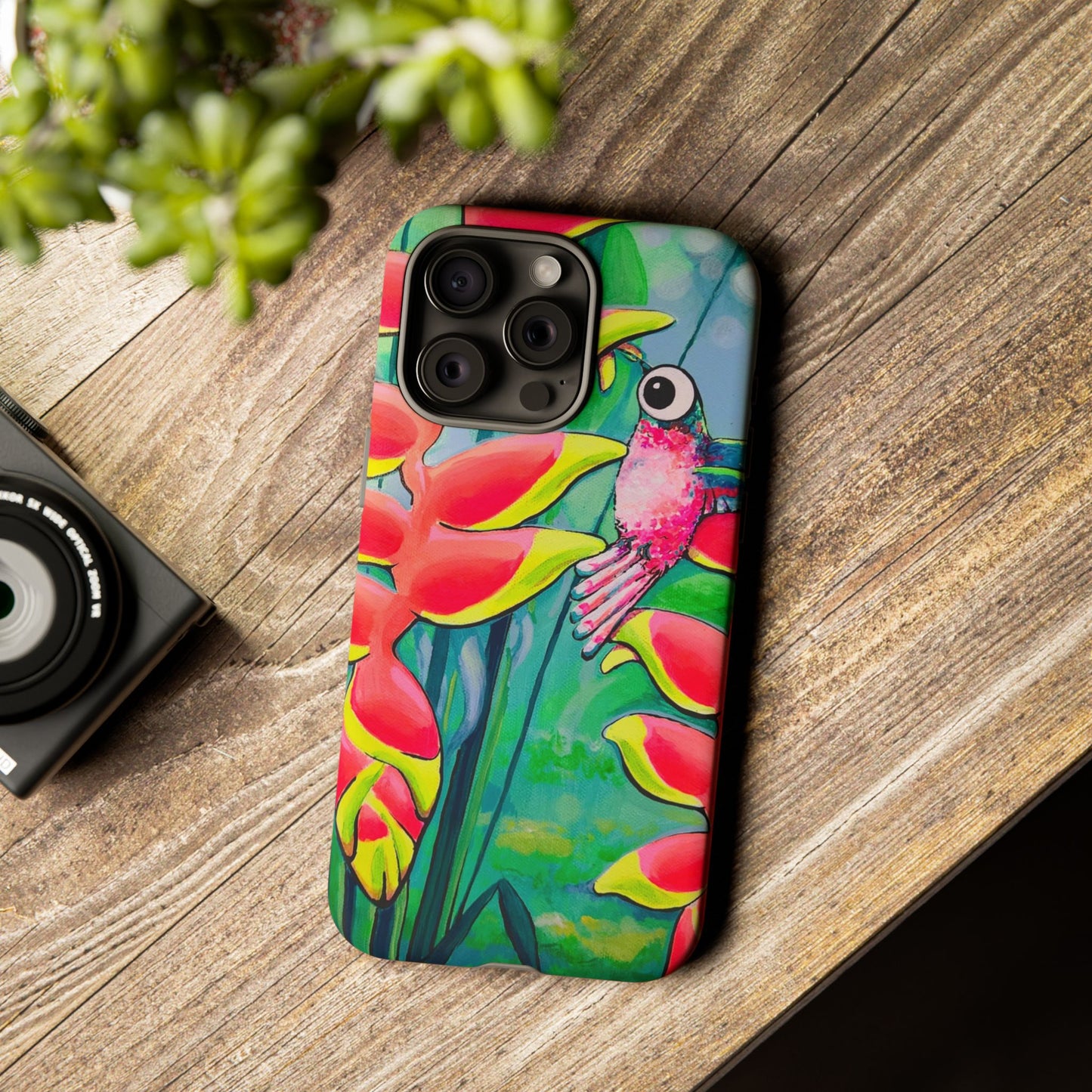 Cyclops Hummingbirds Tough Phone Case