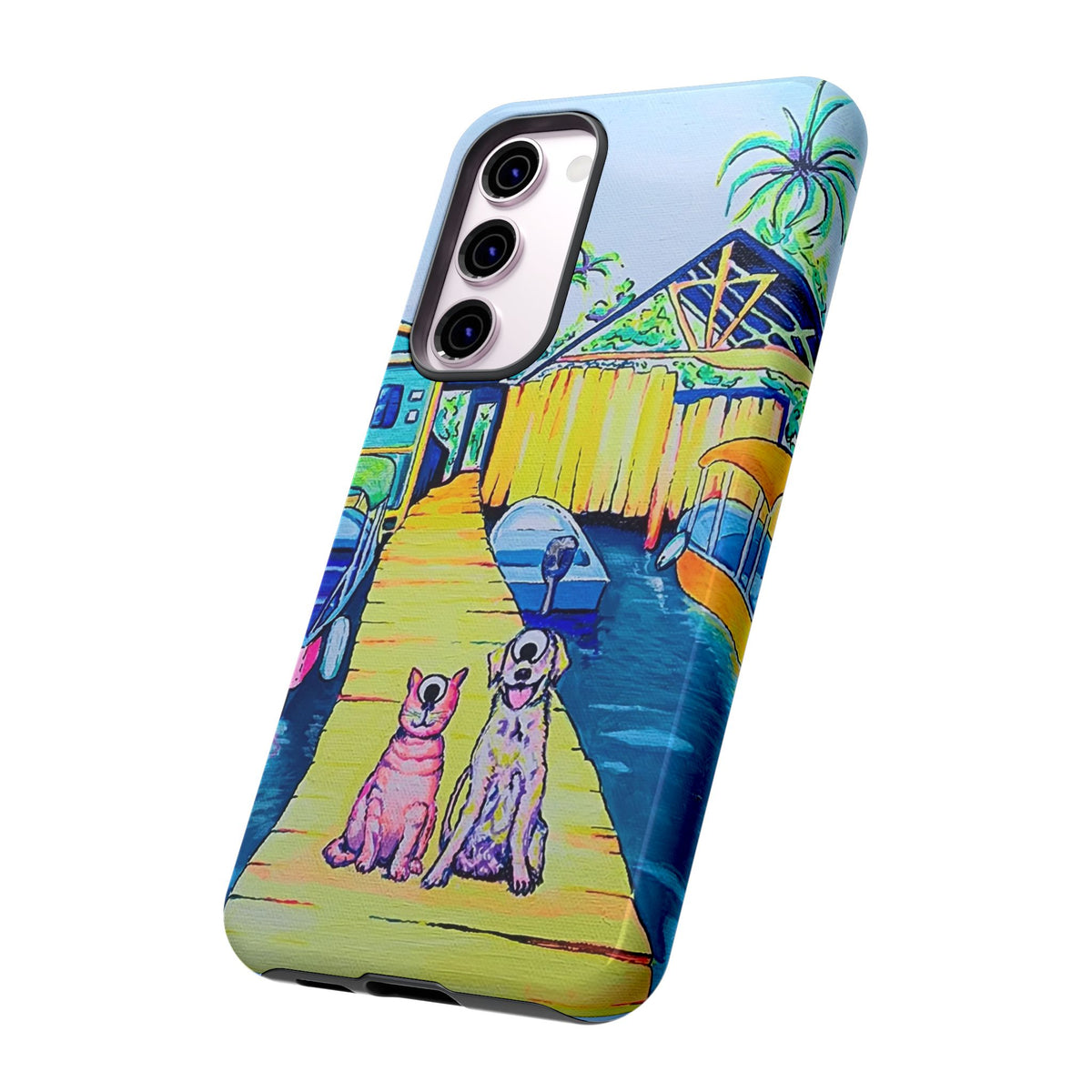 Cyclops Cat and Dog in Bocas Tough Phone Case