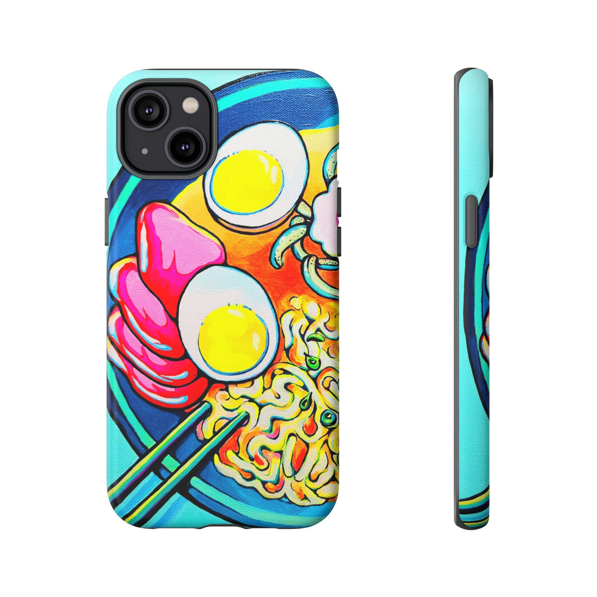 Coque de téléphone résistante Neon Ramen