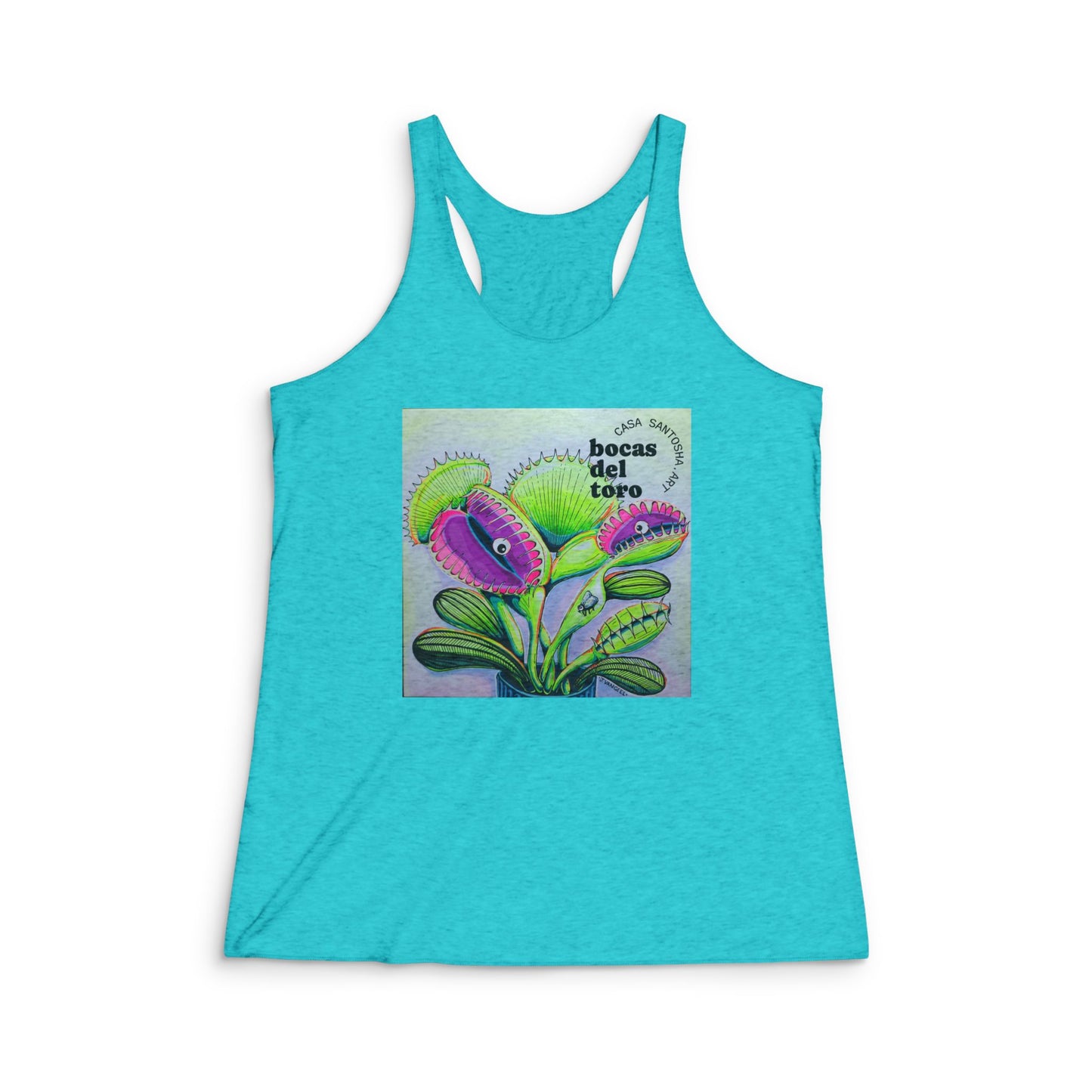 Women's Cyclops Venus Fly Trap Graphic Racerback Tank