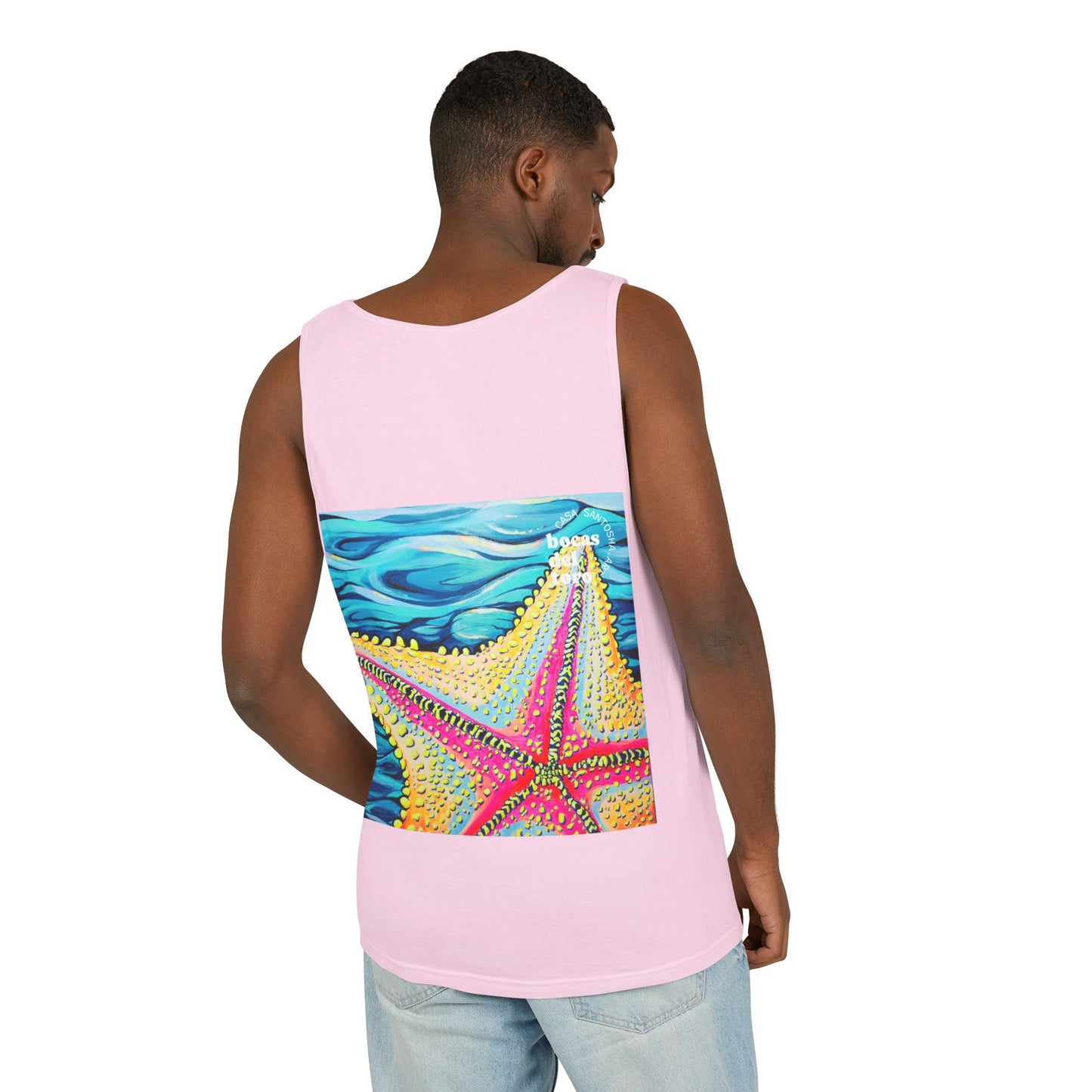 Unisex Starfish Beach Bocas Tank Top - Perfect for Summer Vibes