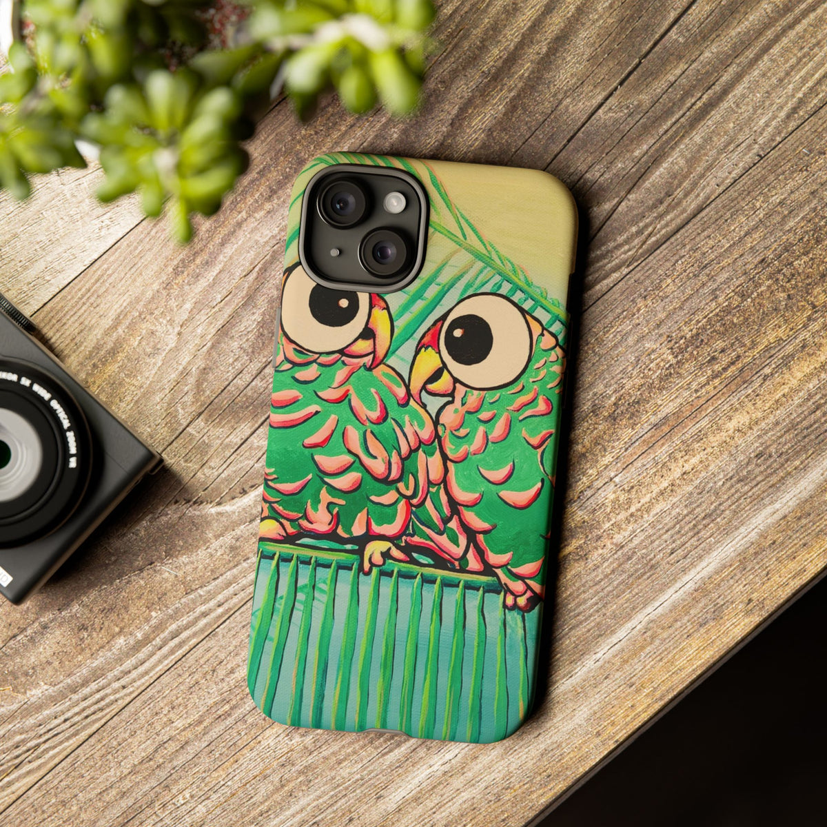 Chatty Cyclops Parrots Tough Phone Case