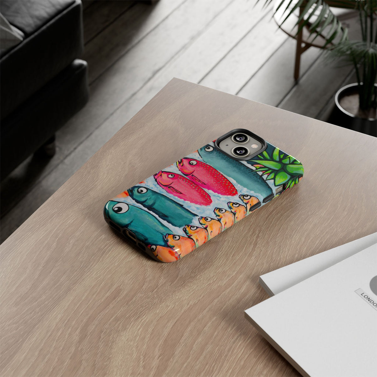 Neon Cabo Fish Market Tough Phone Case