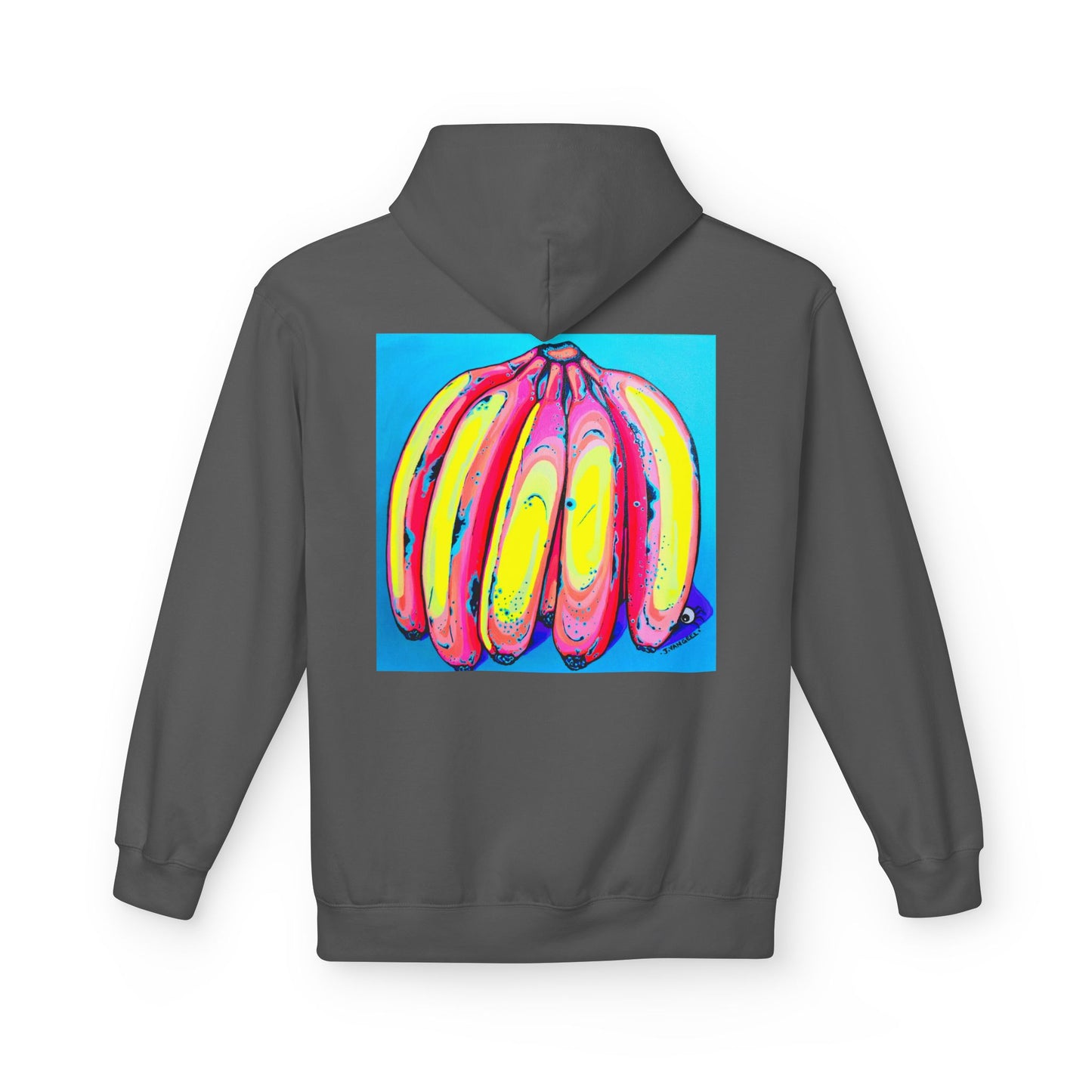Unisex Neon Fat Bananas Soft Hoodie