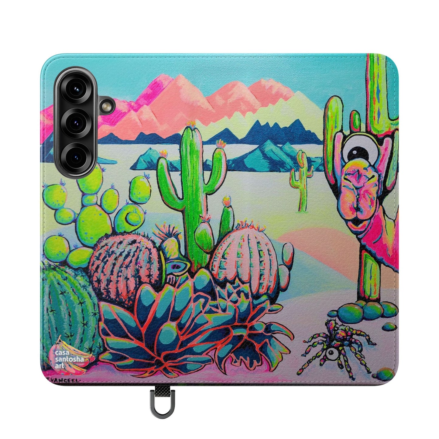 Cyclops Camel Flip Phone Case – Wallet Cover with Card Slots