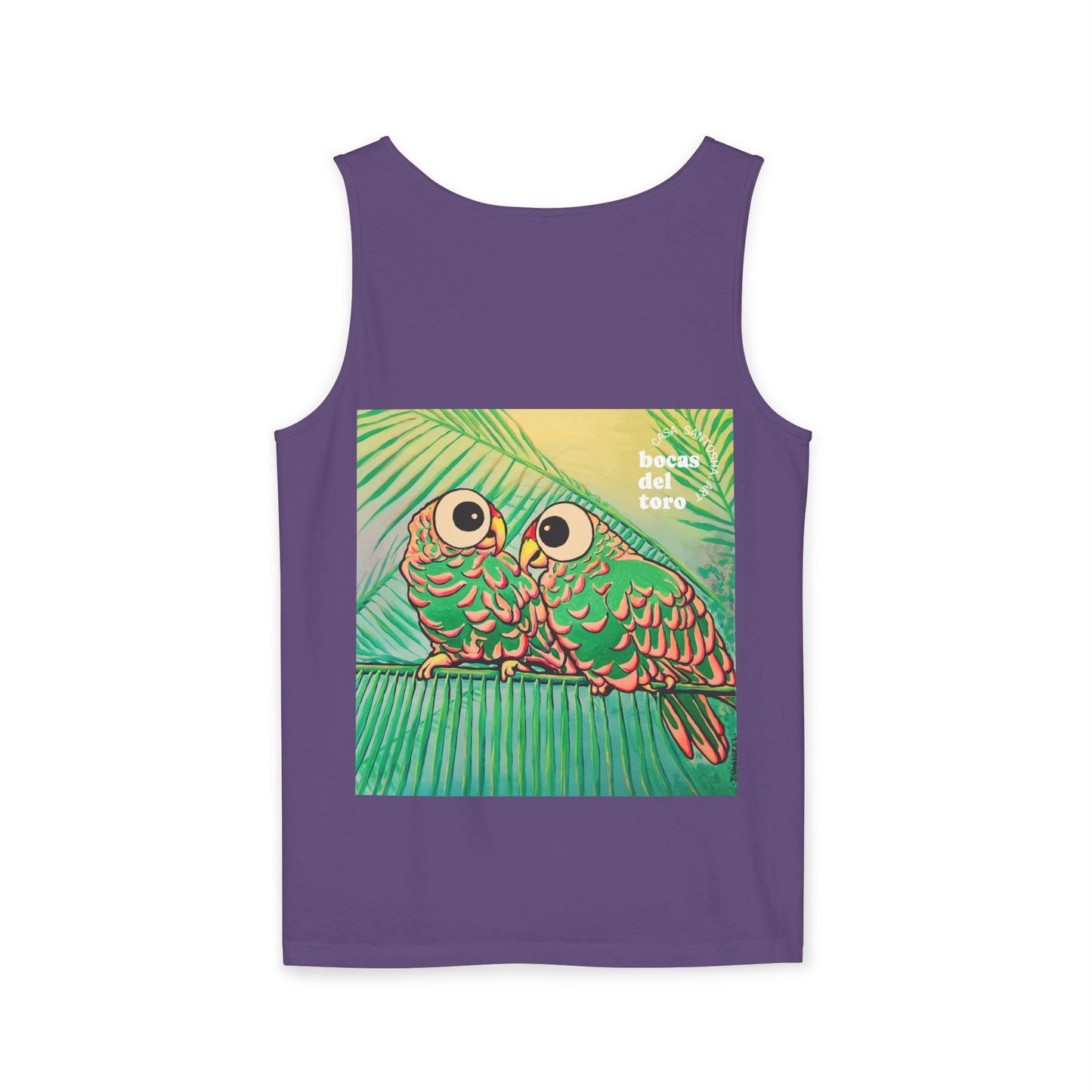 Unisex Chatty Cyclops Parrots Tank Top - Perfect for Summer Vibes