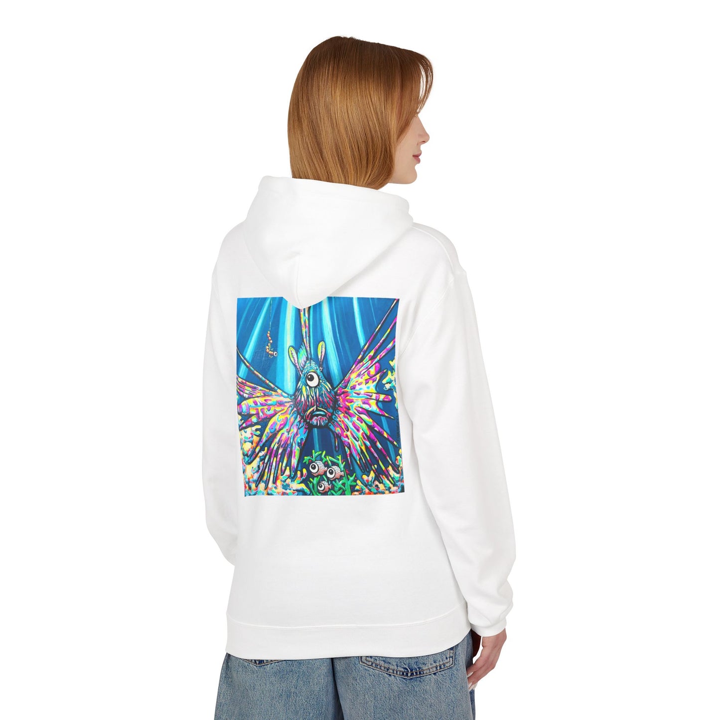 Unisex Cyclops Lionfish Soft Hoodie