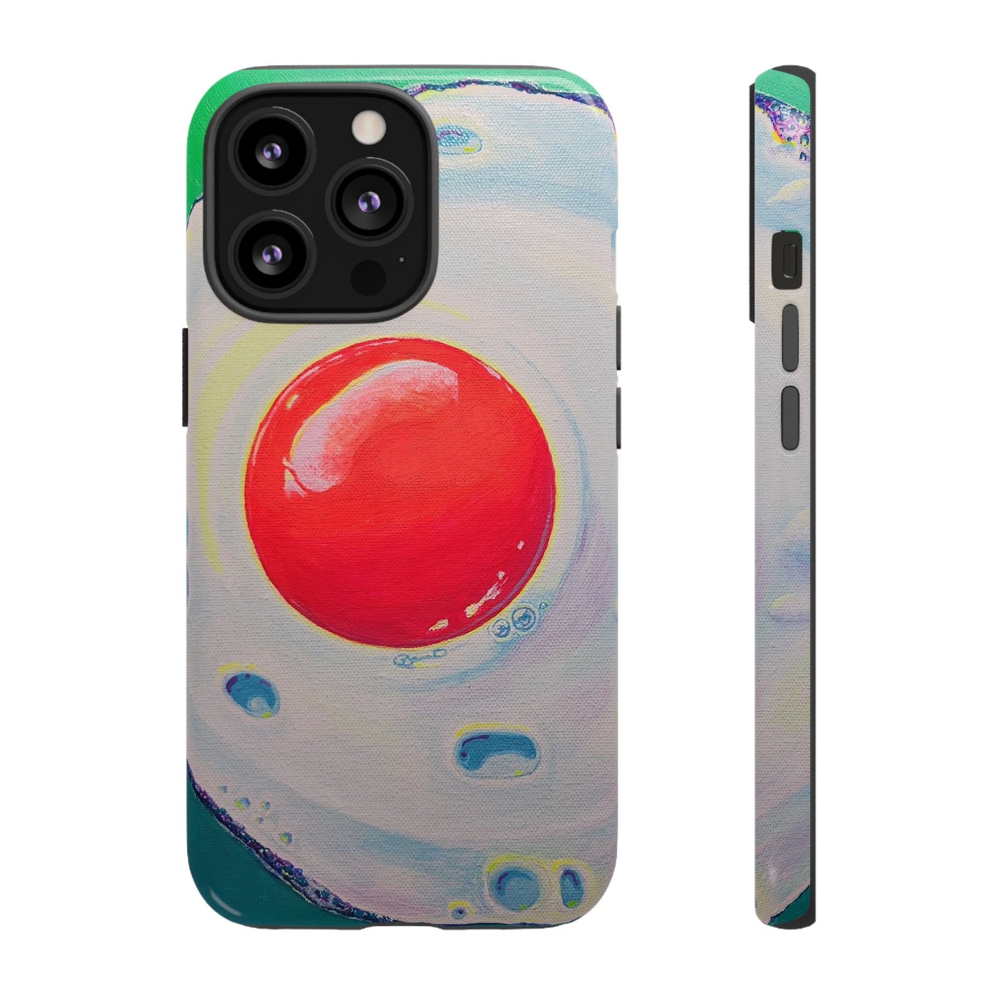 Neon Fried Egg Tough Phone Case