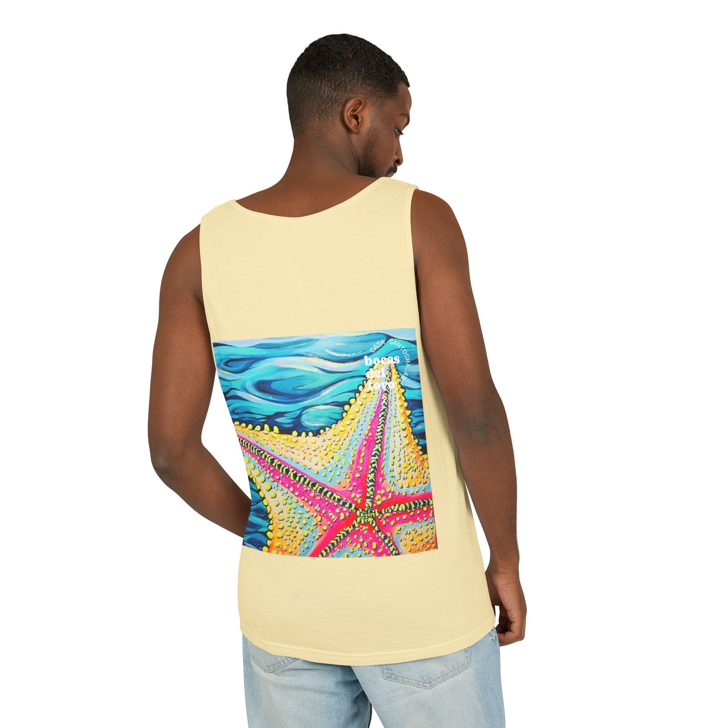 Unisex Starfish Beach Bocas Tank Top - Perfect for Summer Vibes
