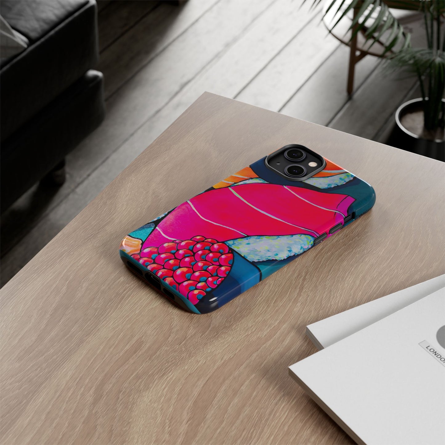 Coque de téléphone résistante Néon Sushi