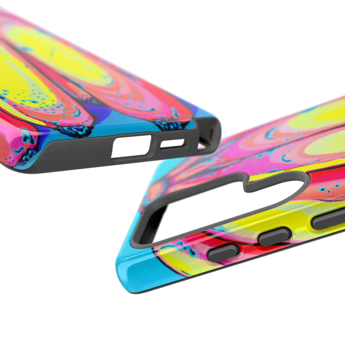 Neon Fat Bananas Tough Phone Case