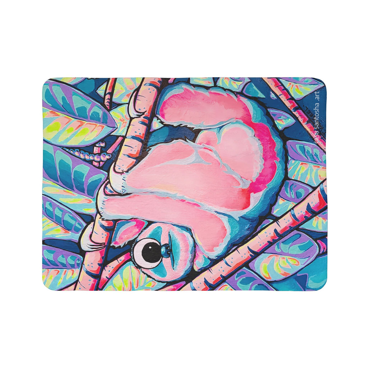 Cyclops Sloth Fleece Sherpa Blanket