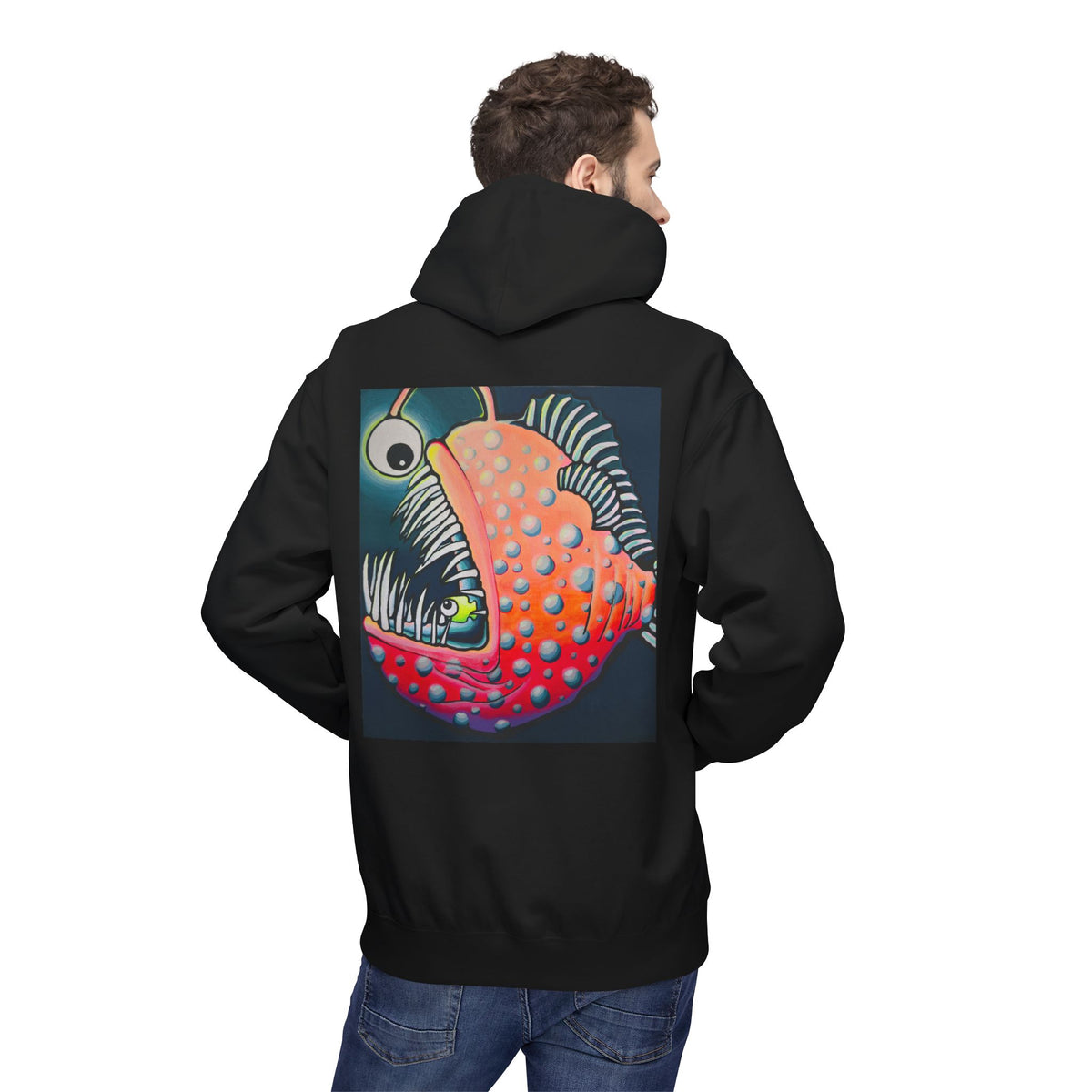 Unisex Cyclops Anglerfish Soft Hoodie