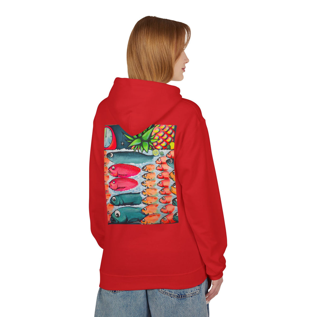 Unisex Neon Cabo Fish Market Soft Hoodie