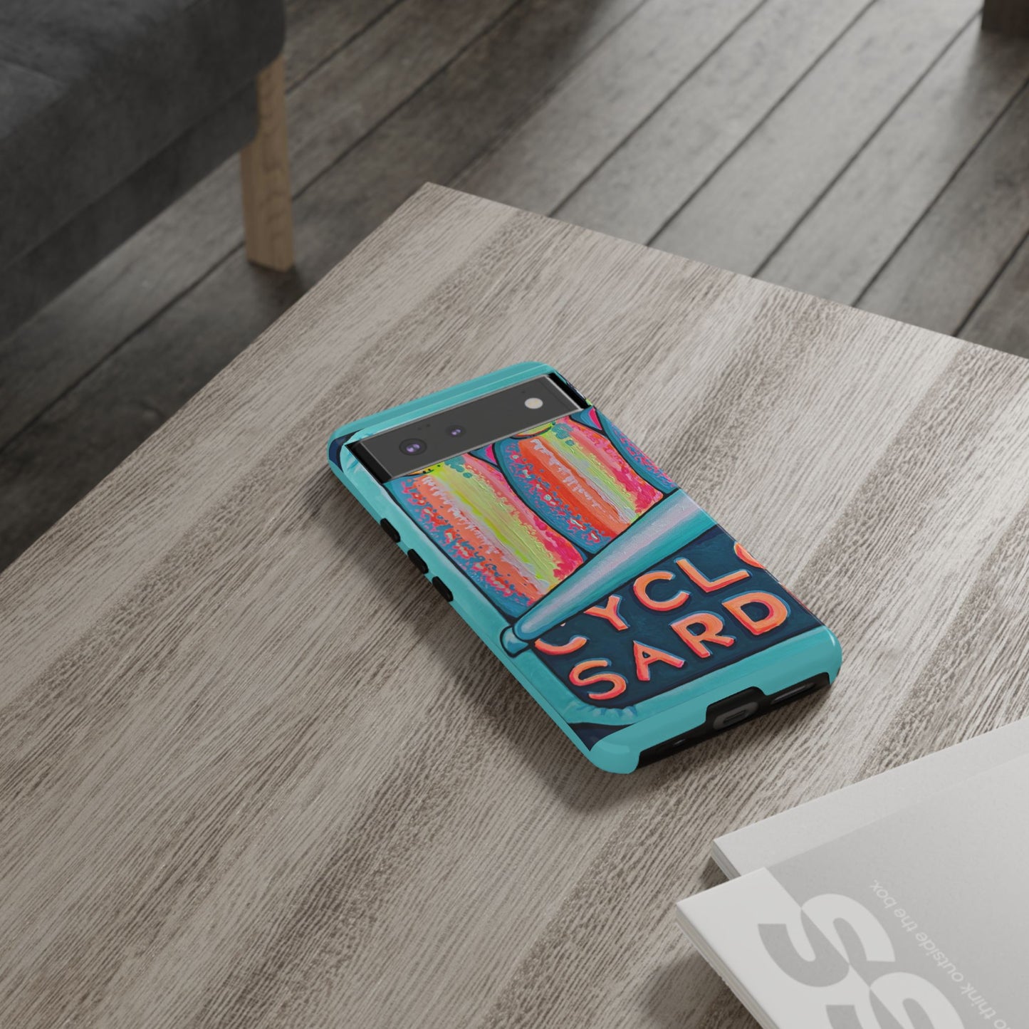 Neon Sardines Tough Phone Case