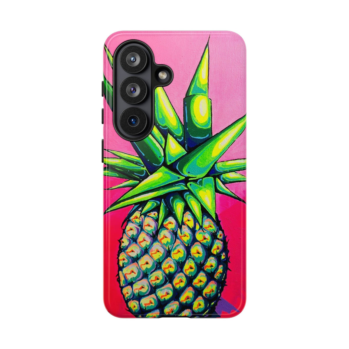 Neon Pineapple Tough Phone Case