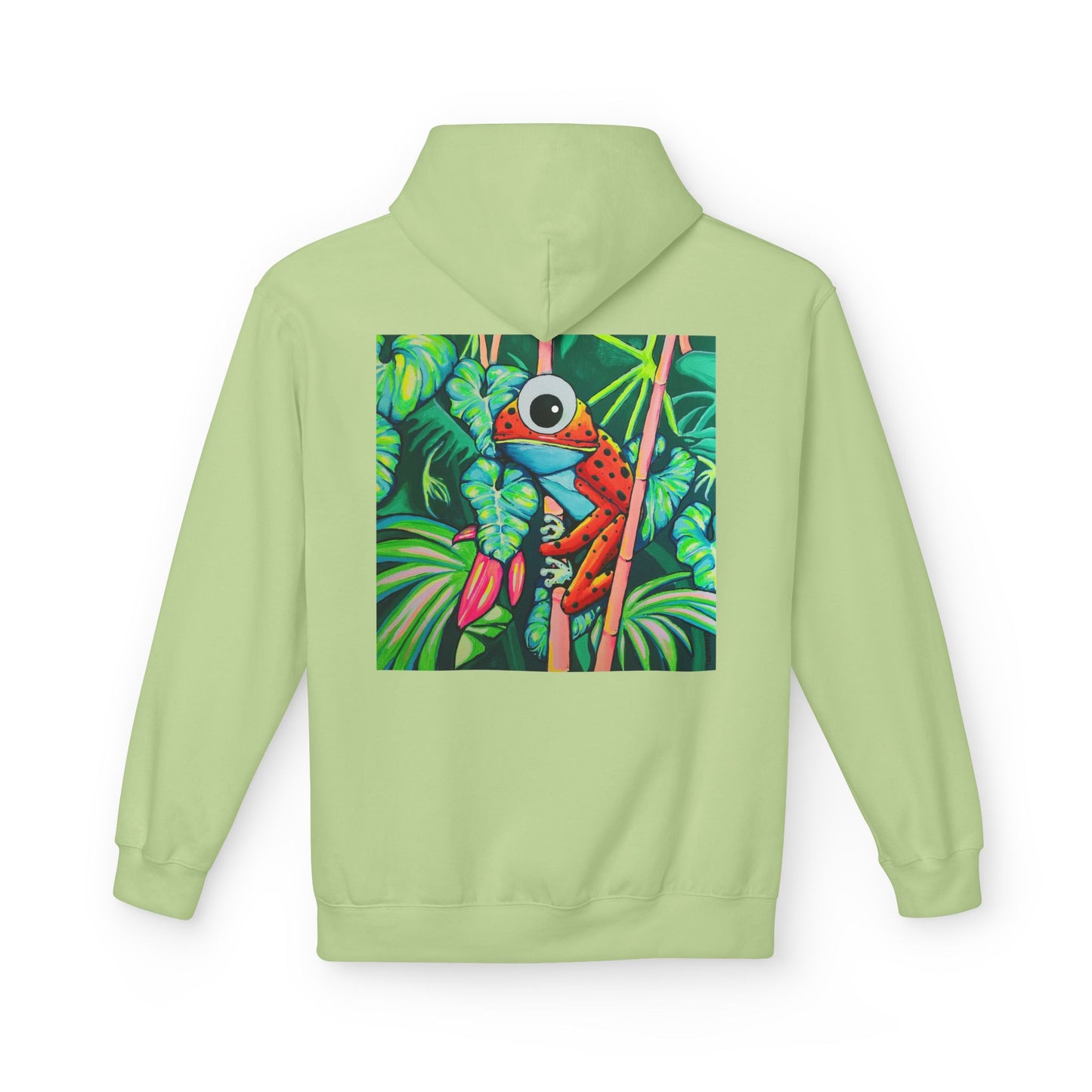 Unisex Cyclops Red Frog Soft Hoodie