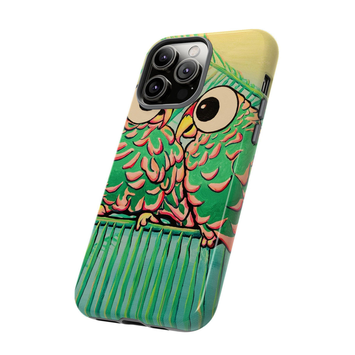 Chatty Cyclops Parrots Tough Phone Case