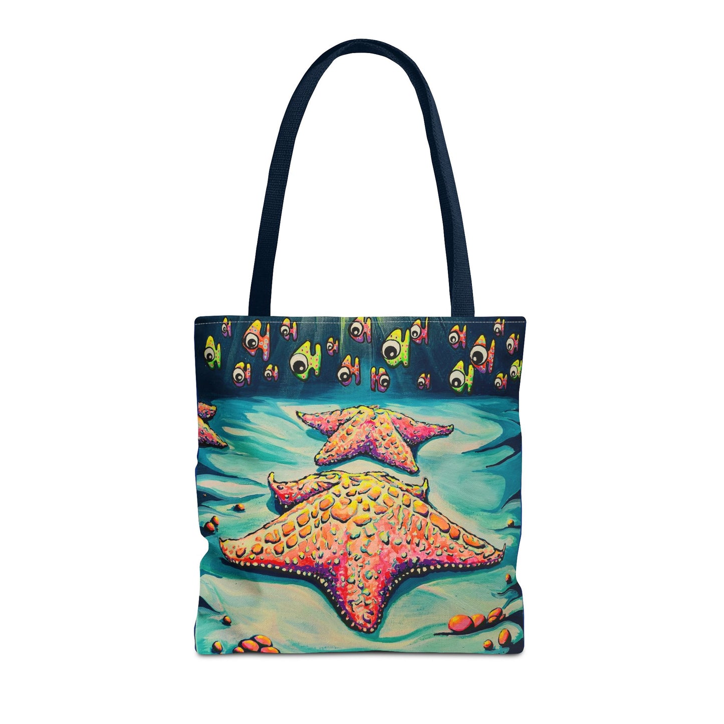 Premium Cyclops Starfish Tote Bag, Original Artist Design, Reusable Shopping Tote, Eco-Friendly