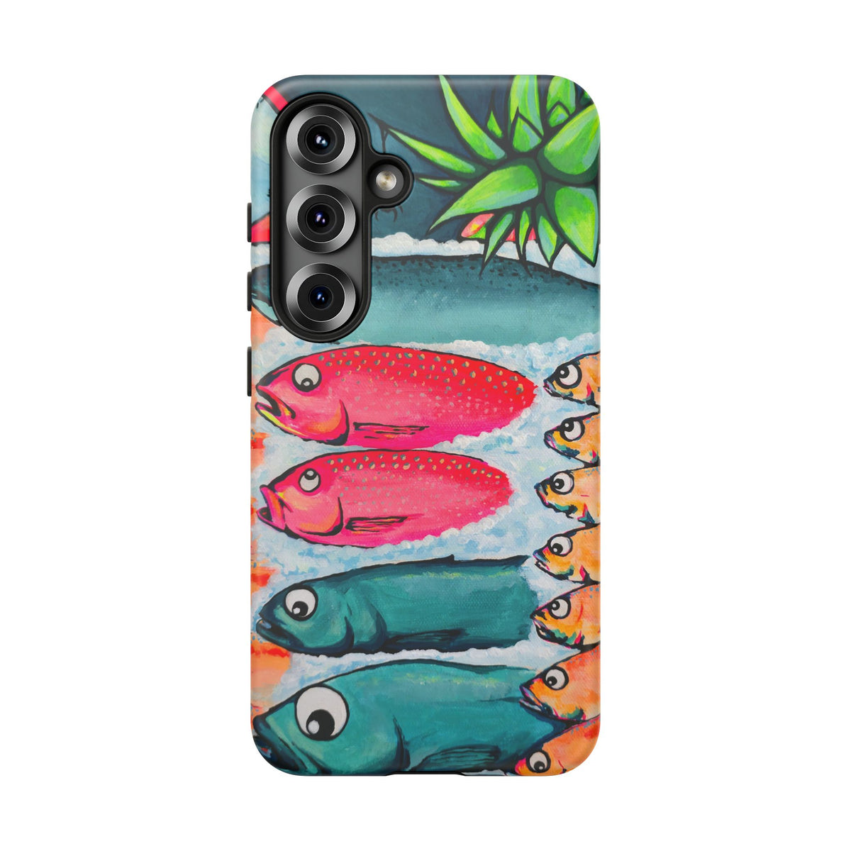 Neon Cabo Fish Market Tough Phone Case