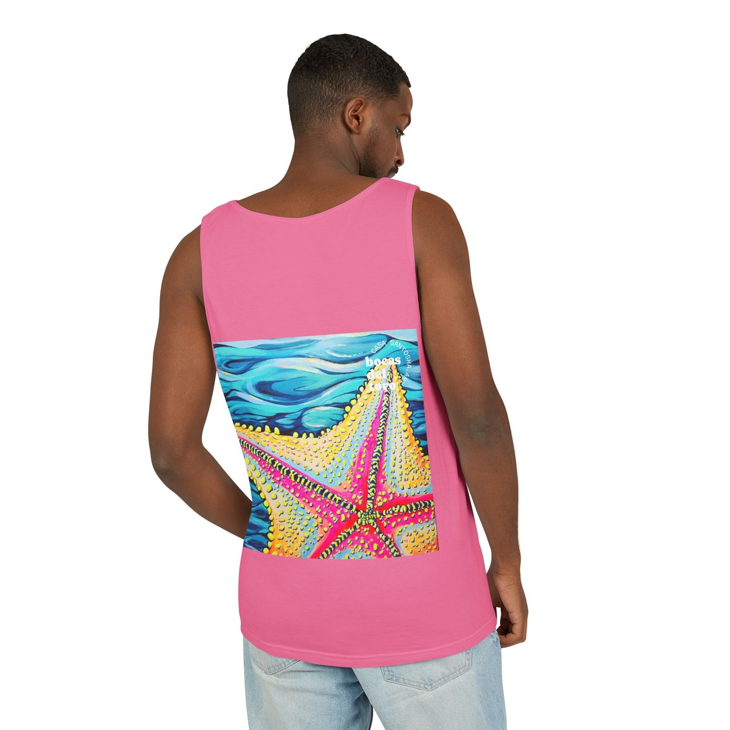 Unisex Starfish Beach Bocas Tank Top - Perfect for Summer Vibes