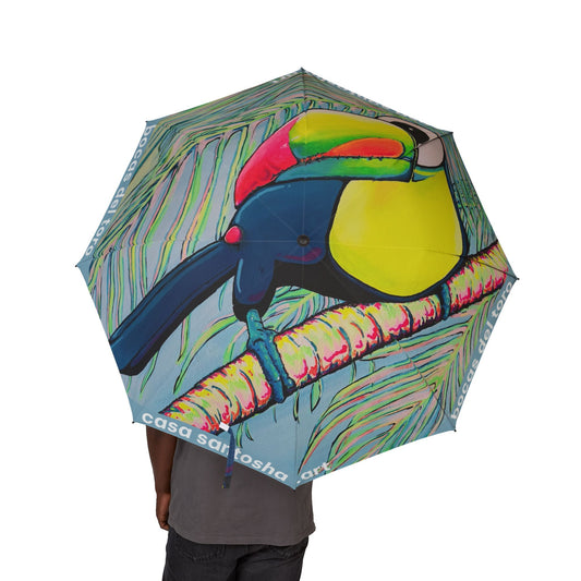Cyclops Toucan Tropical Umbrella - Foldable & Stylish Rain Gear