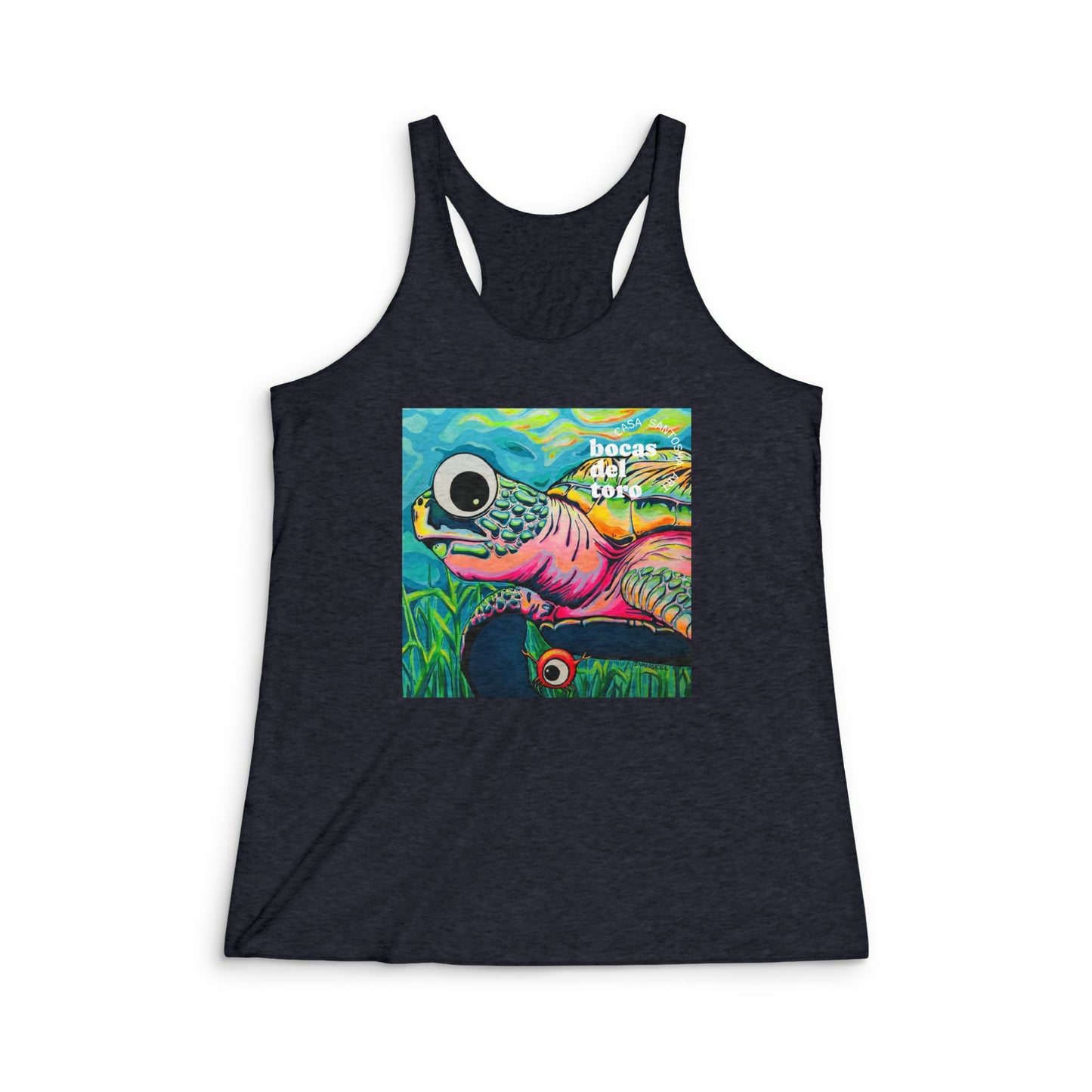 Women's Cyclops Turtle Graphic Racerback Tank