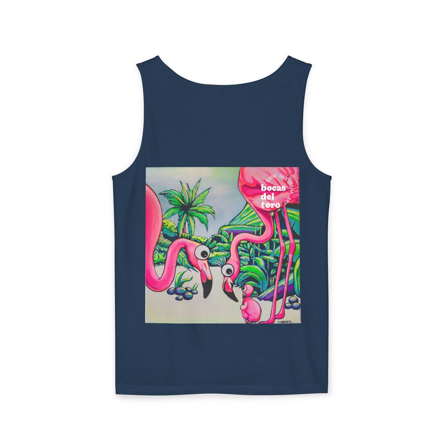 Unisex Cyclops Flamingo Family Tank Top - Perfect for Summer Vibes