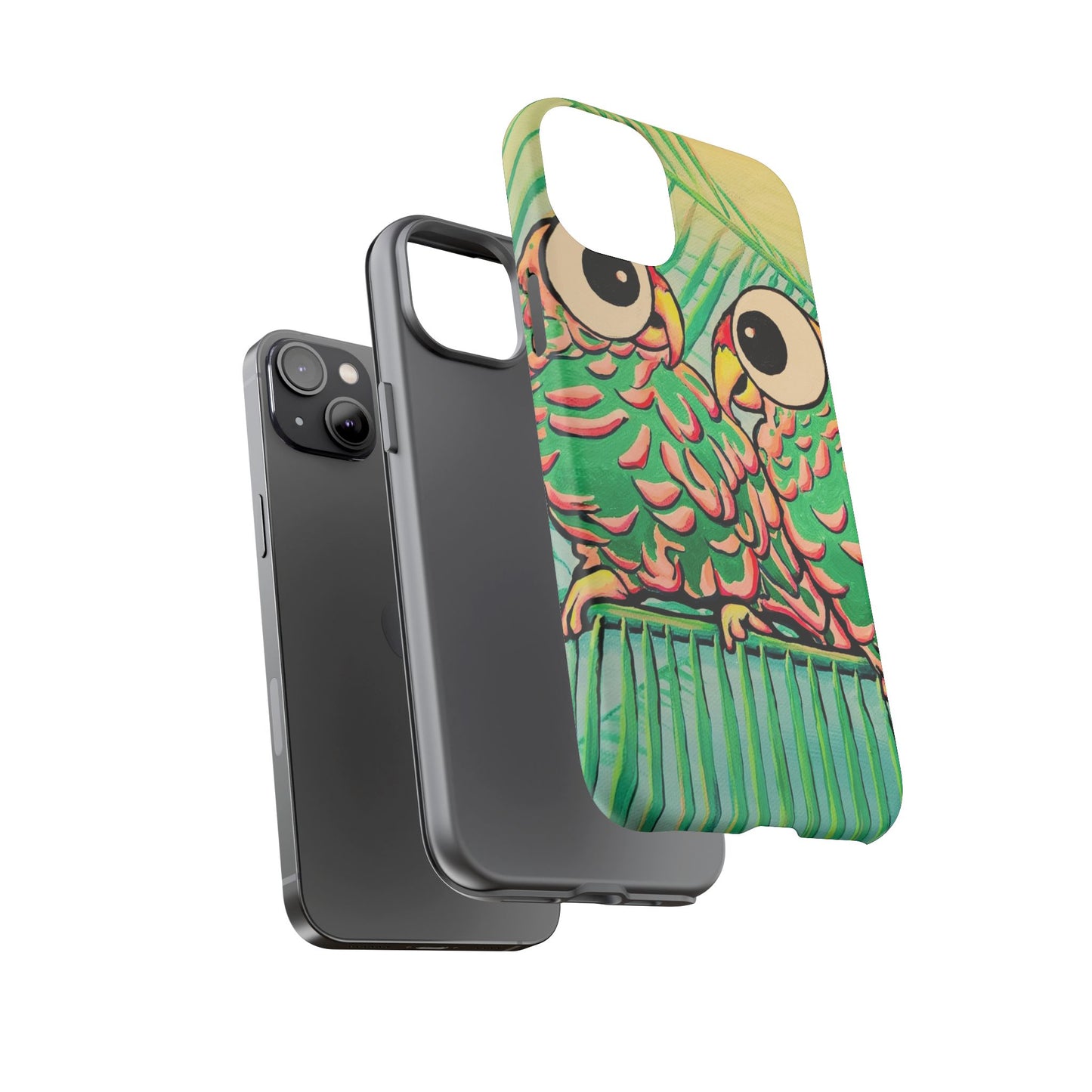 Chatty Cyclops Parrots Tough Phone Case