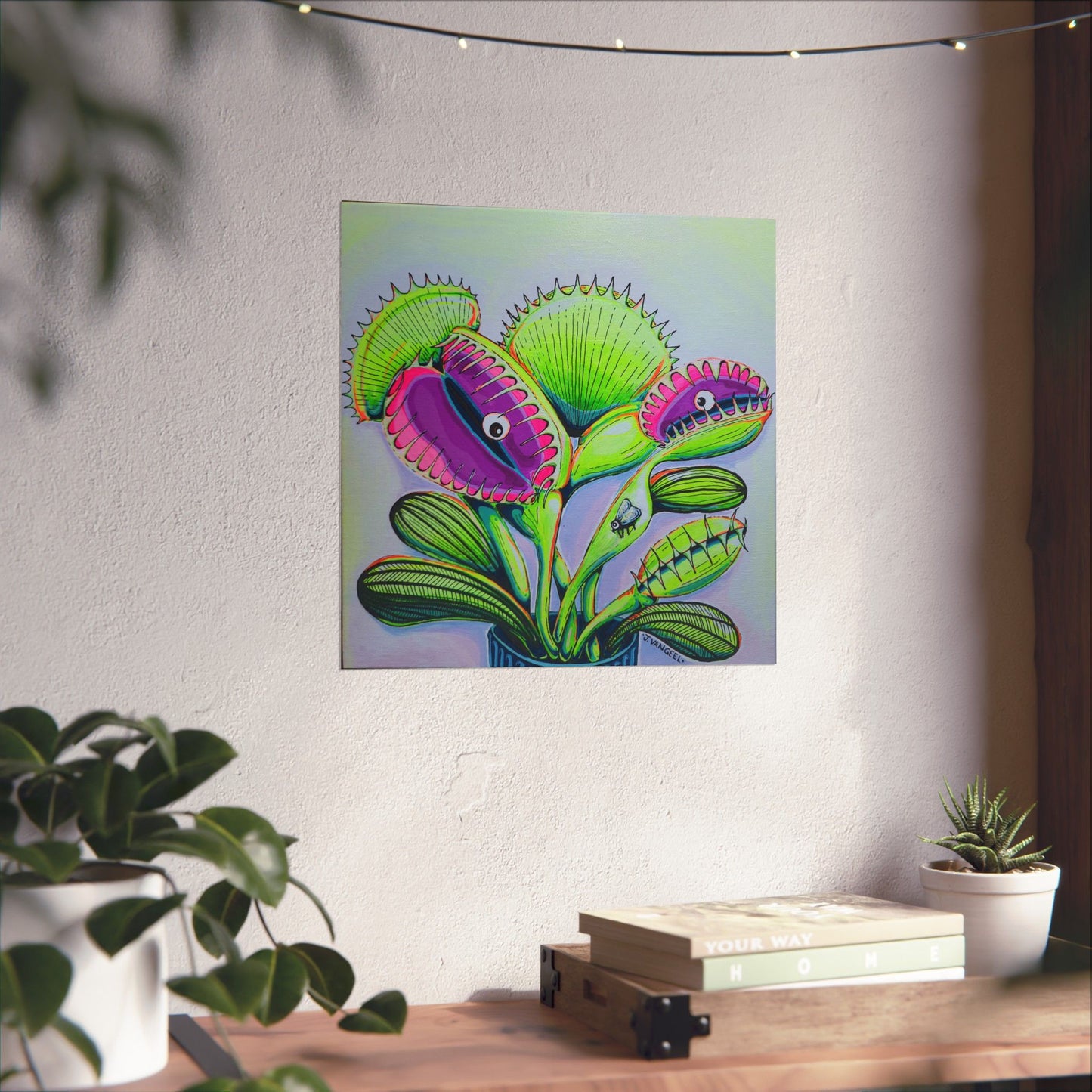 Cyclops Venus Fly Trap Giclée Art Poster
