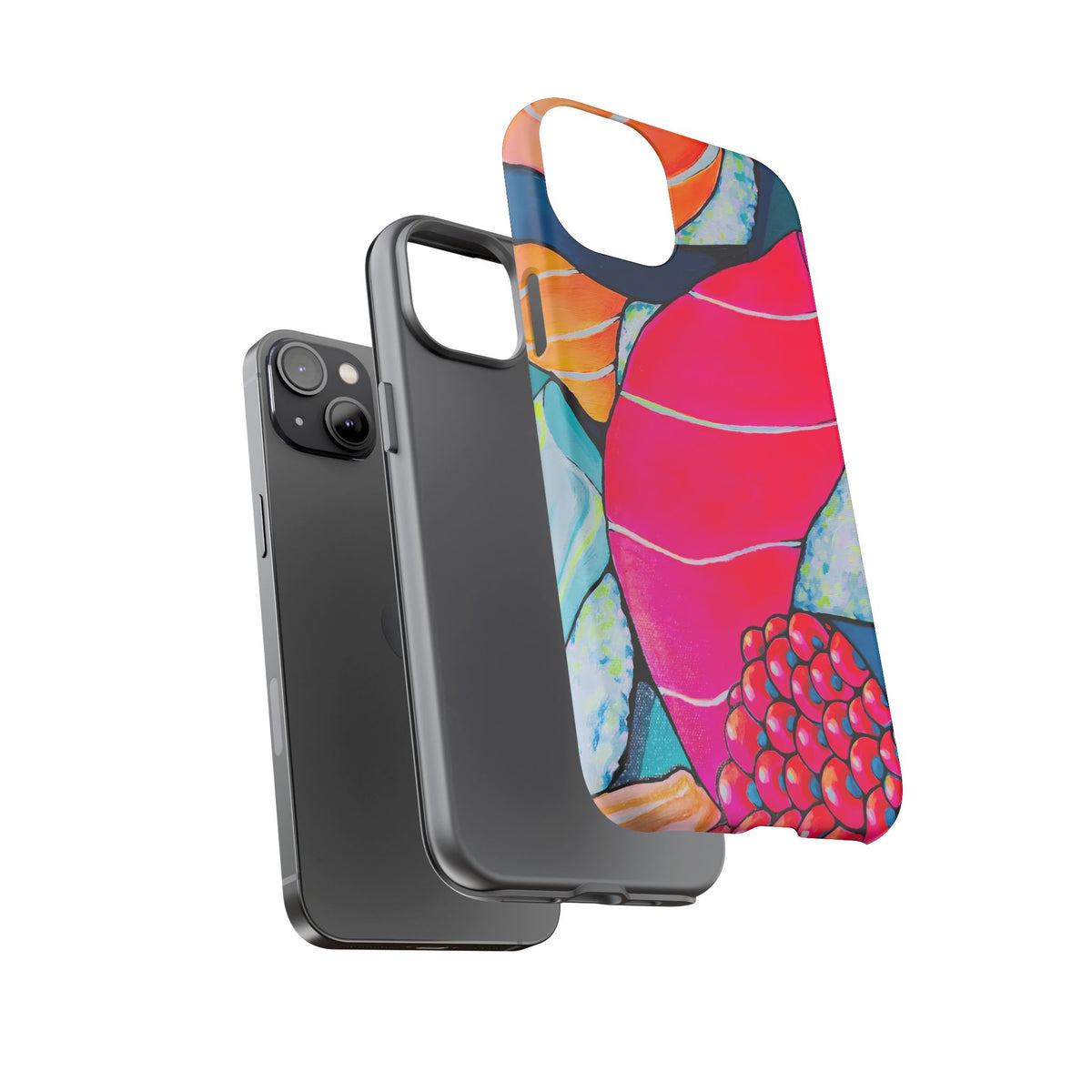 Coque de téléphone résistante Néon Sushi