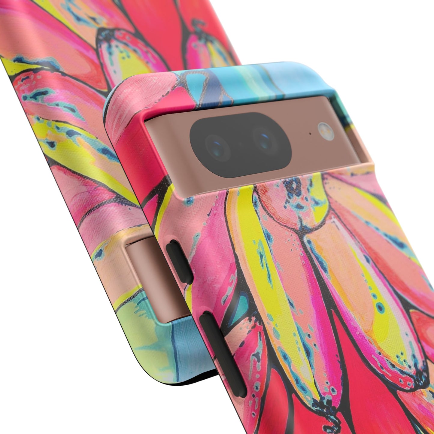 Neon Primitivo Bananas Tough Phone Case